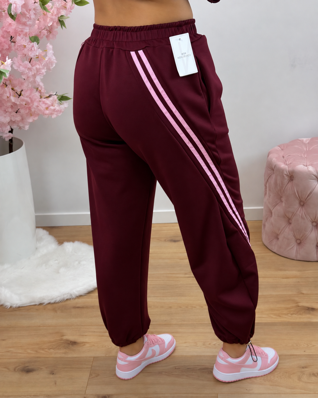 Broek Indy bordeaux
