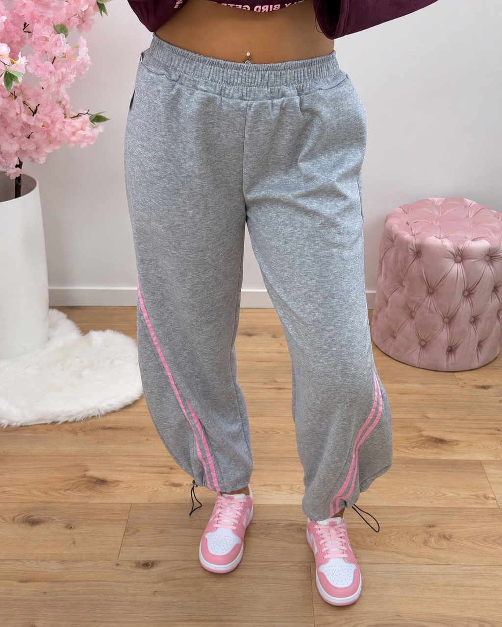 Broek Indy grijs