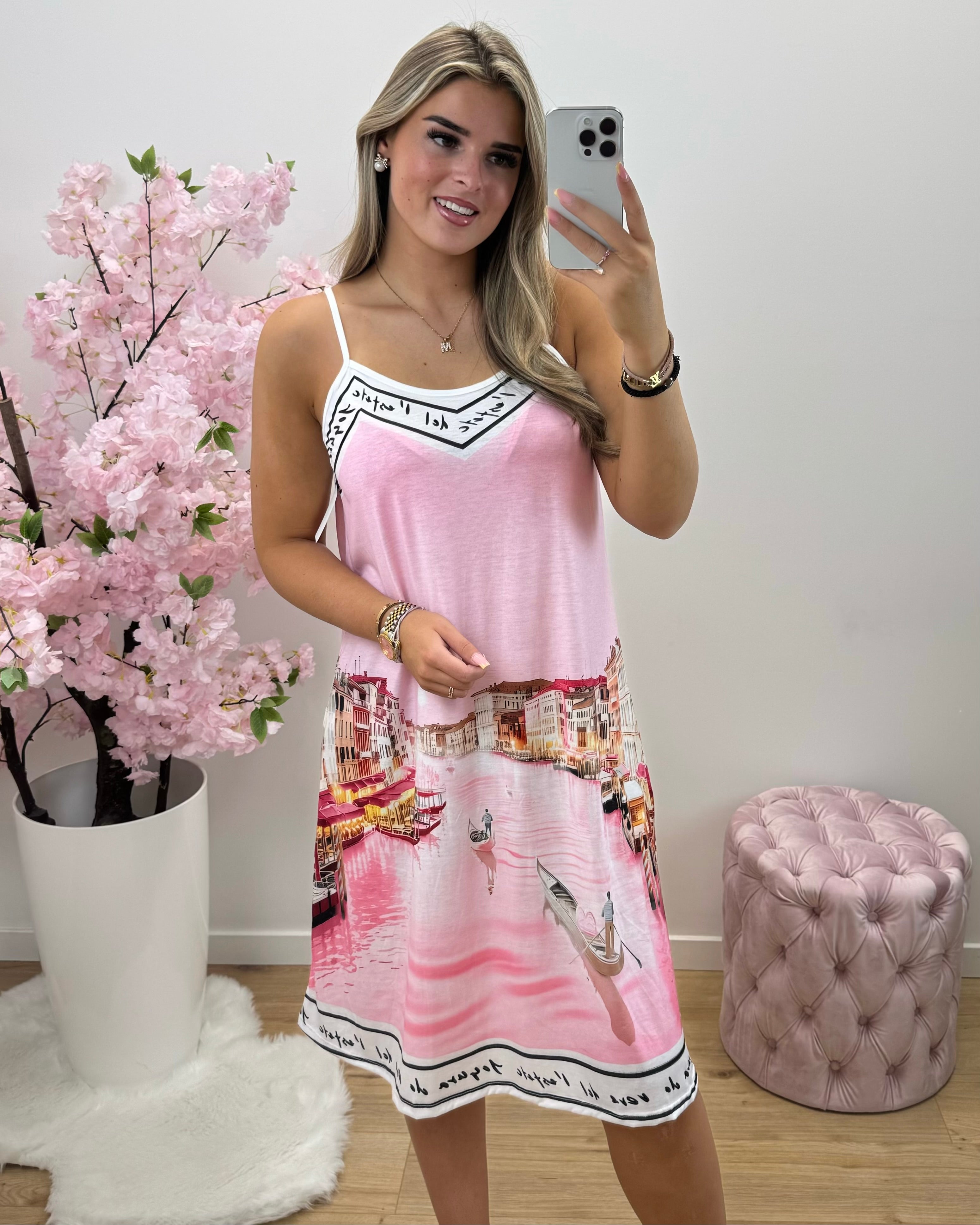 Jurk Morena roze