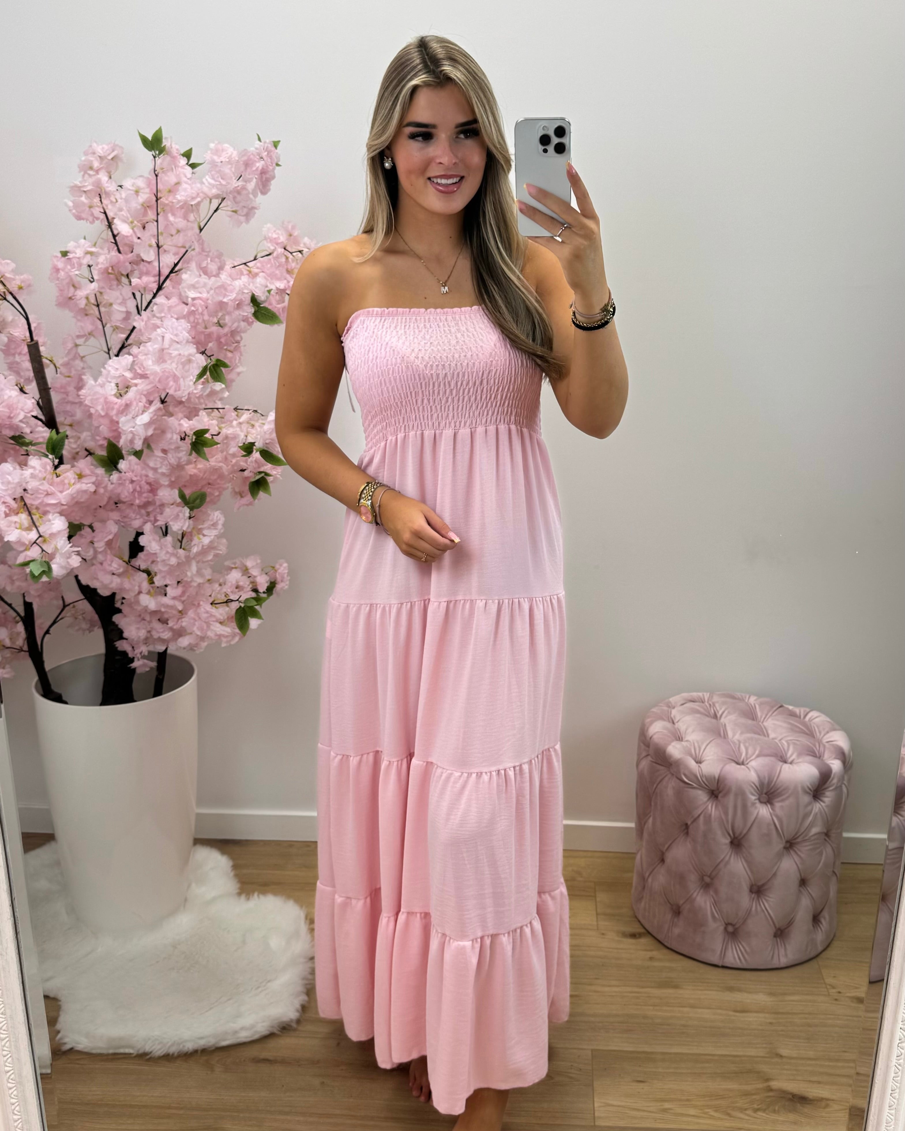 Jurk Ella roze
