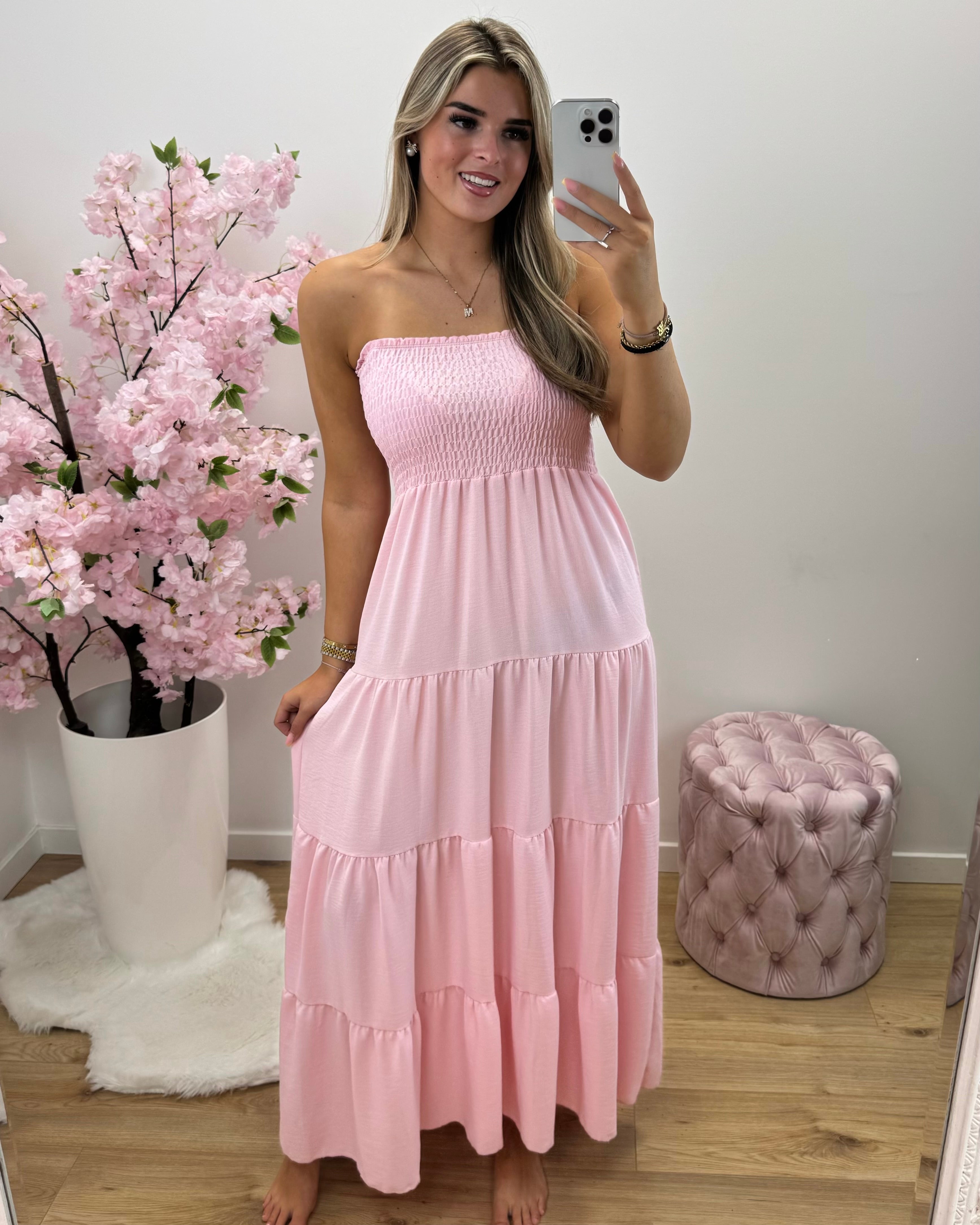 Jurk Ella roze