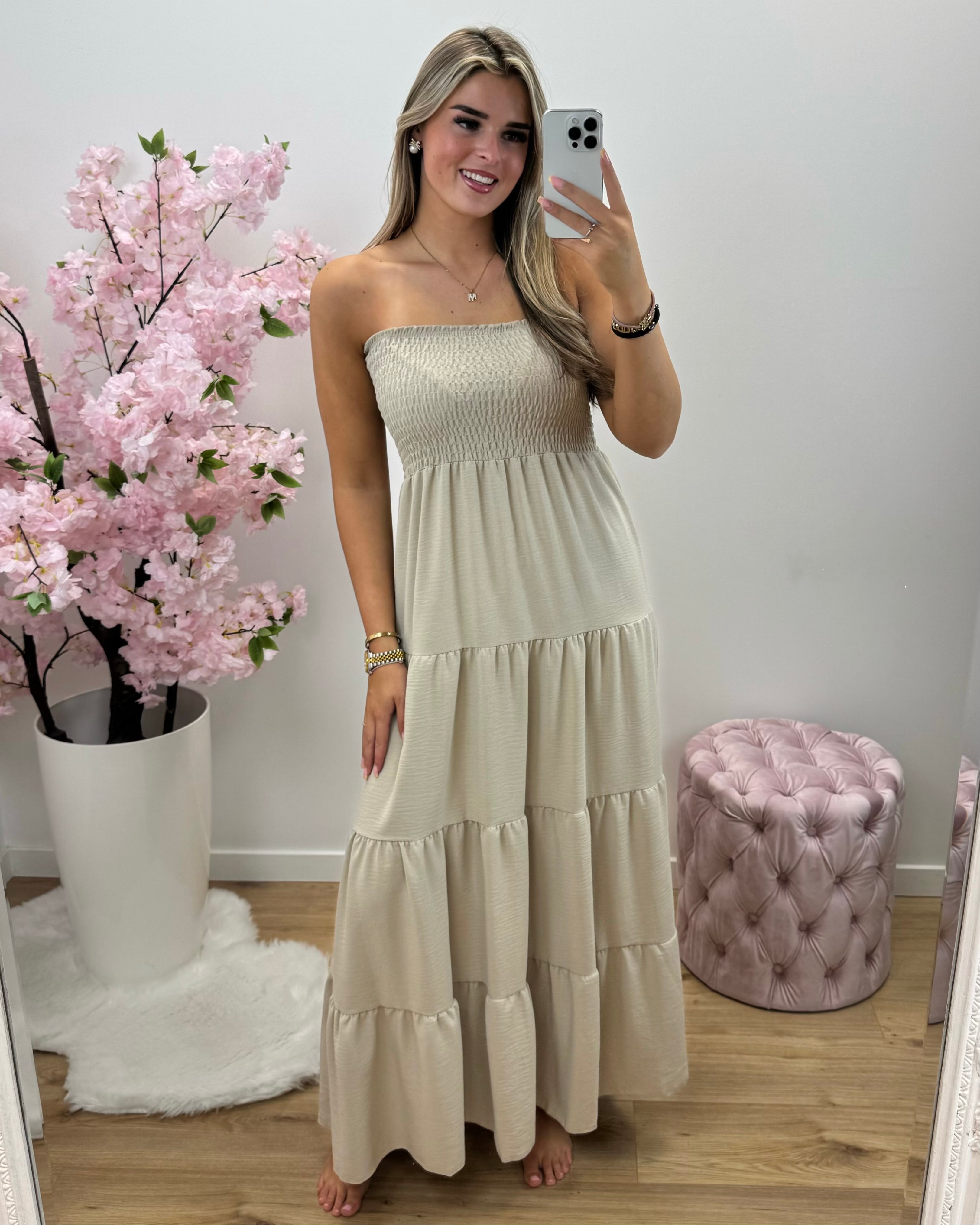 Jurk Ella beige