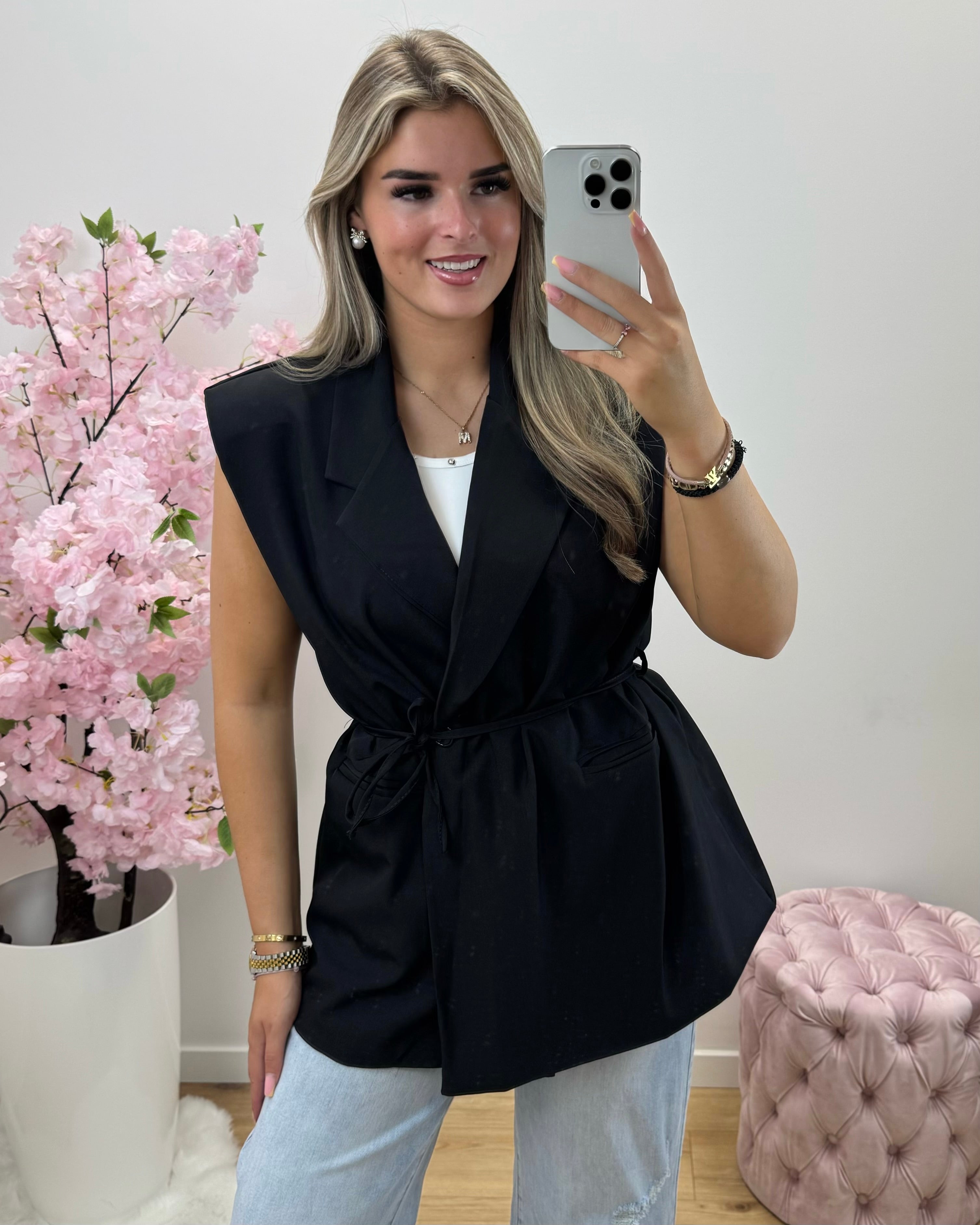 Gilet Emma zwart