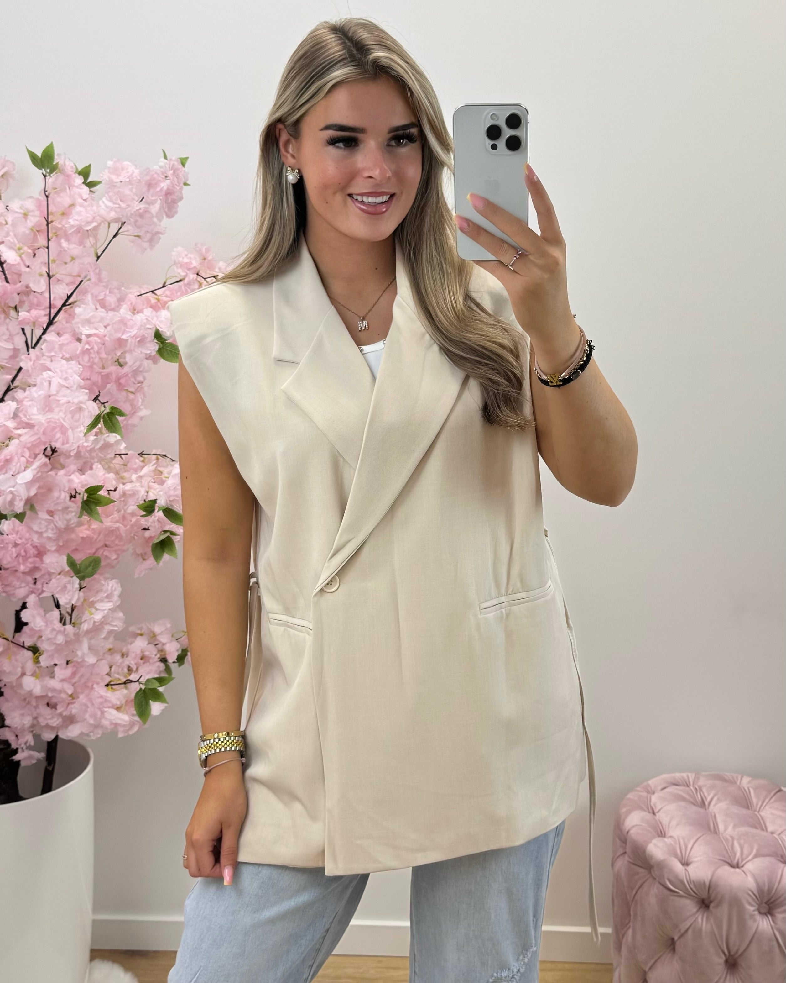 Gilet Emma beige