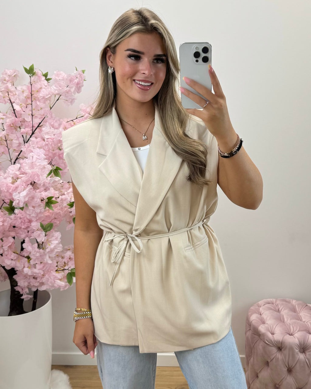 Gilet Emma beige