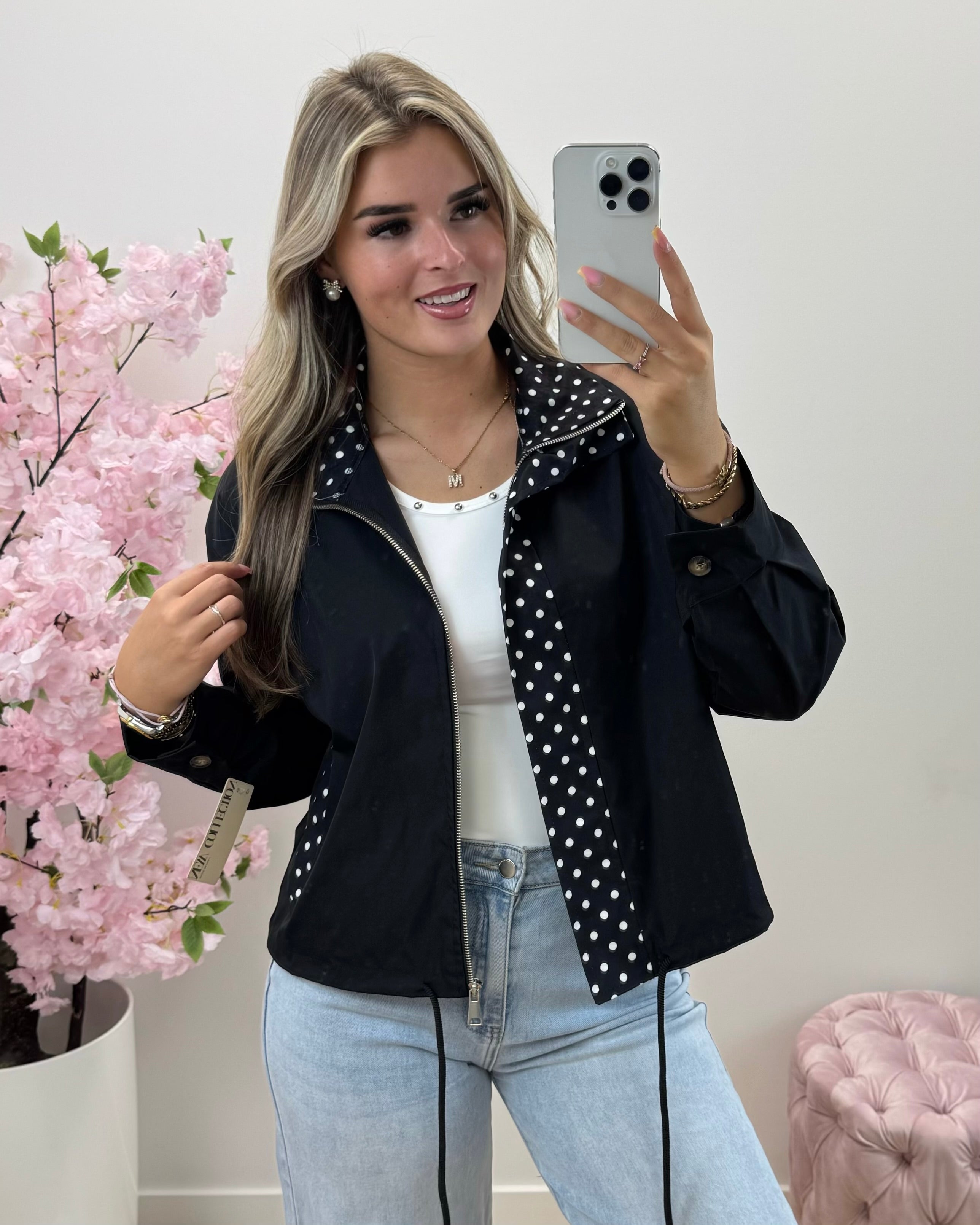 Jas Megan zwart