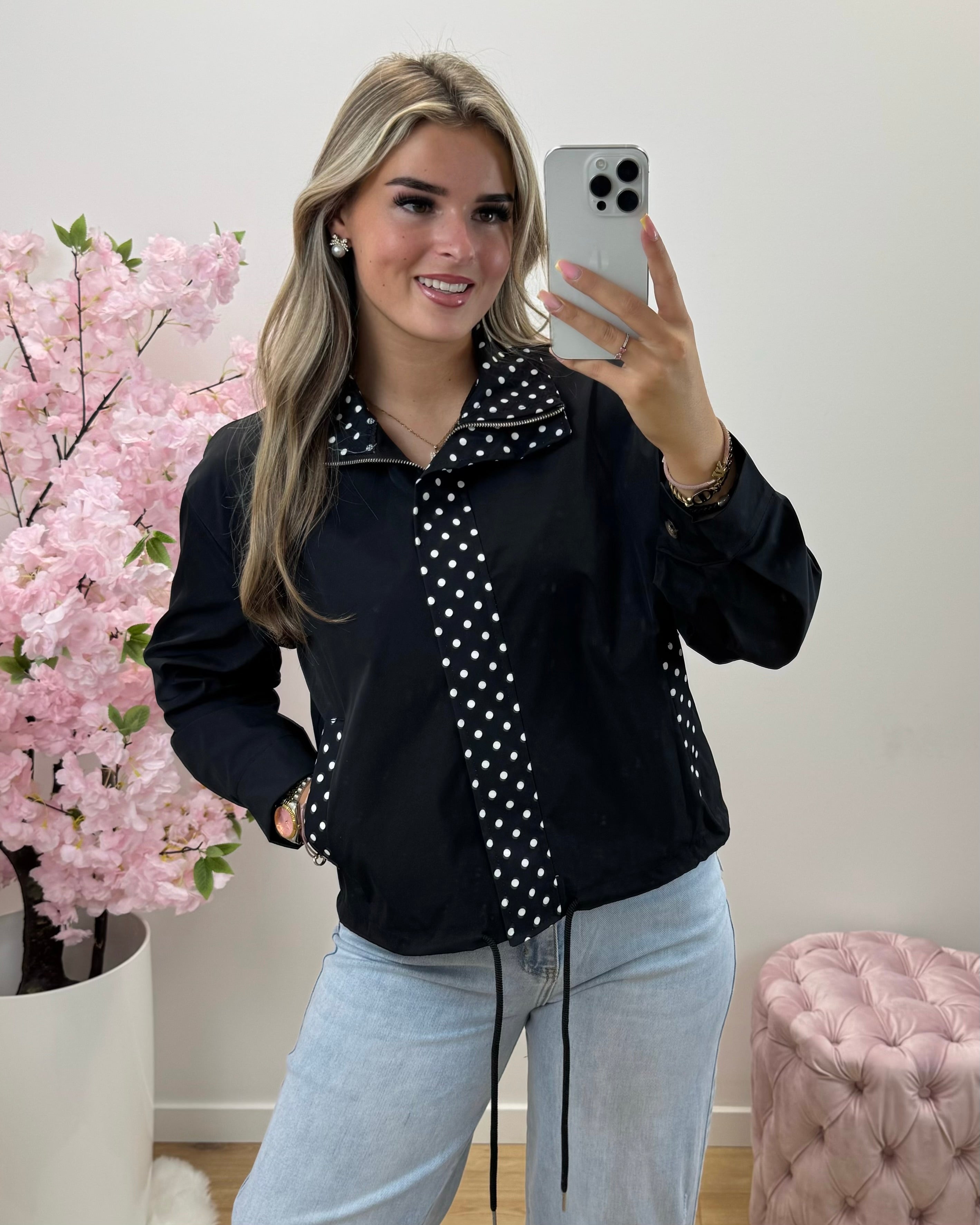 Jas Megan zwart
