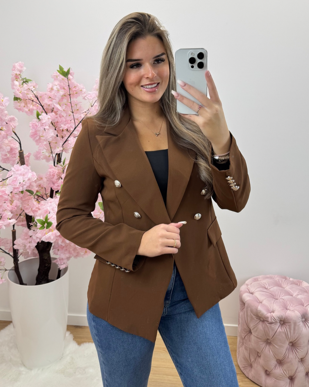 Blazer Bella bruin