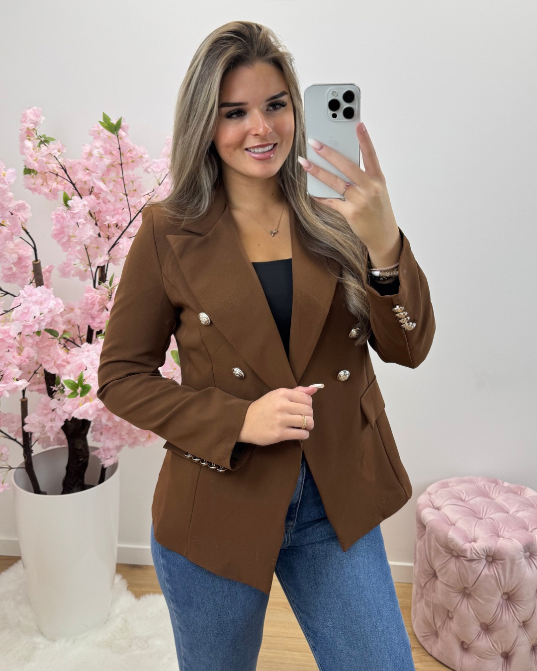 Blazer Bella bruin