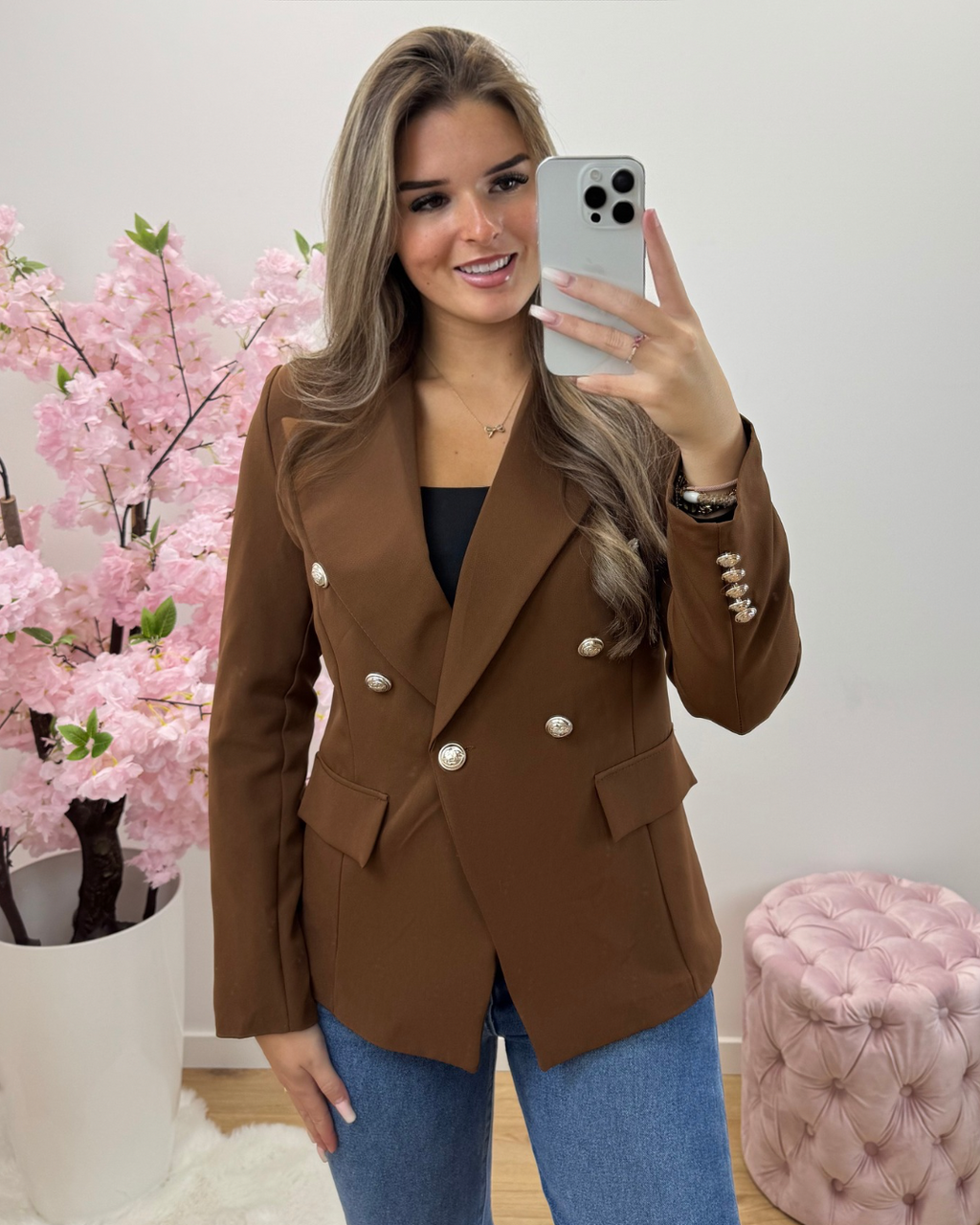 Blazer Bella bruin