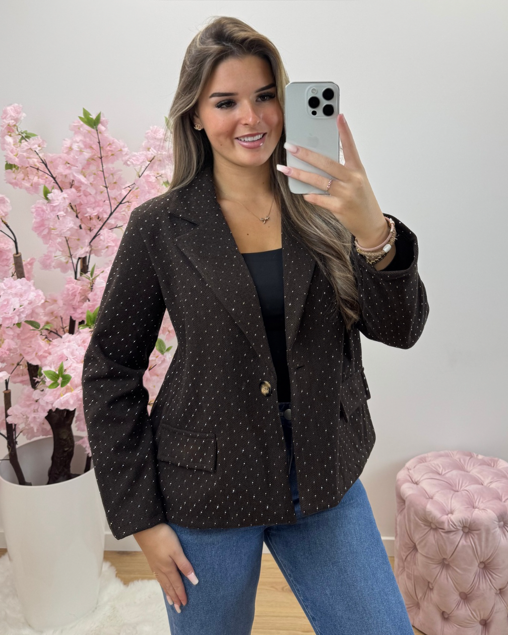 Blazer Bente bruin