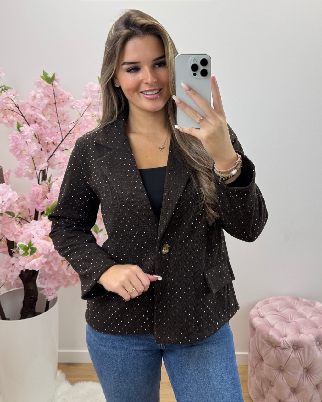 Blazer Bente bruin