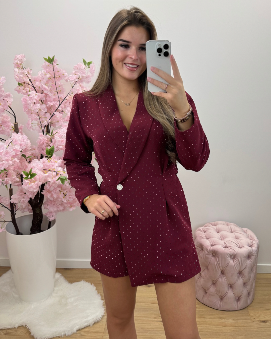 Playsuit Estelle bordeaux