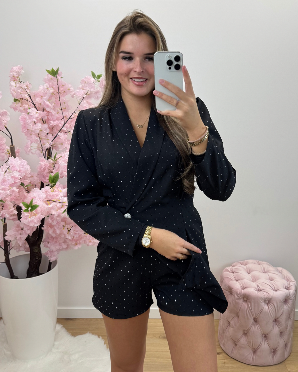 Playsuit Estelle zwart