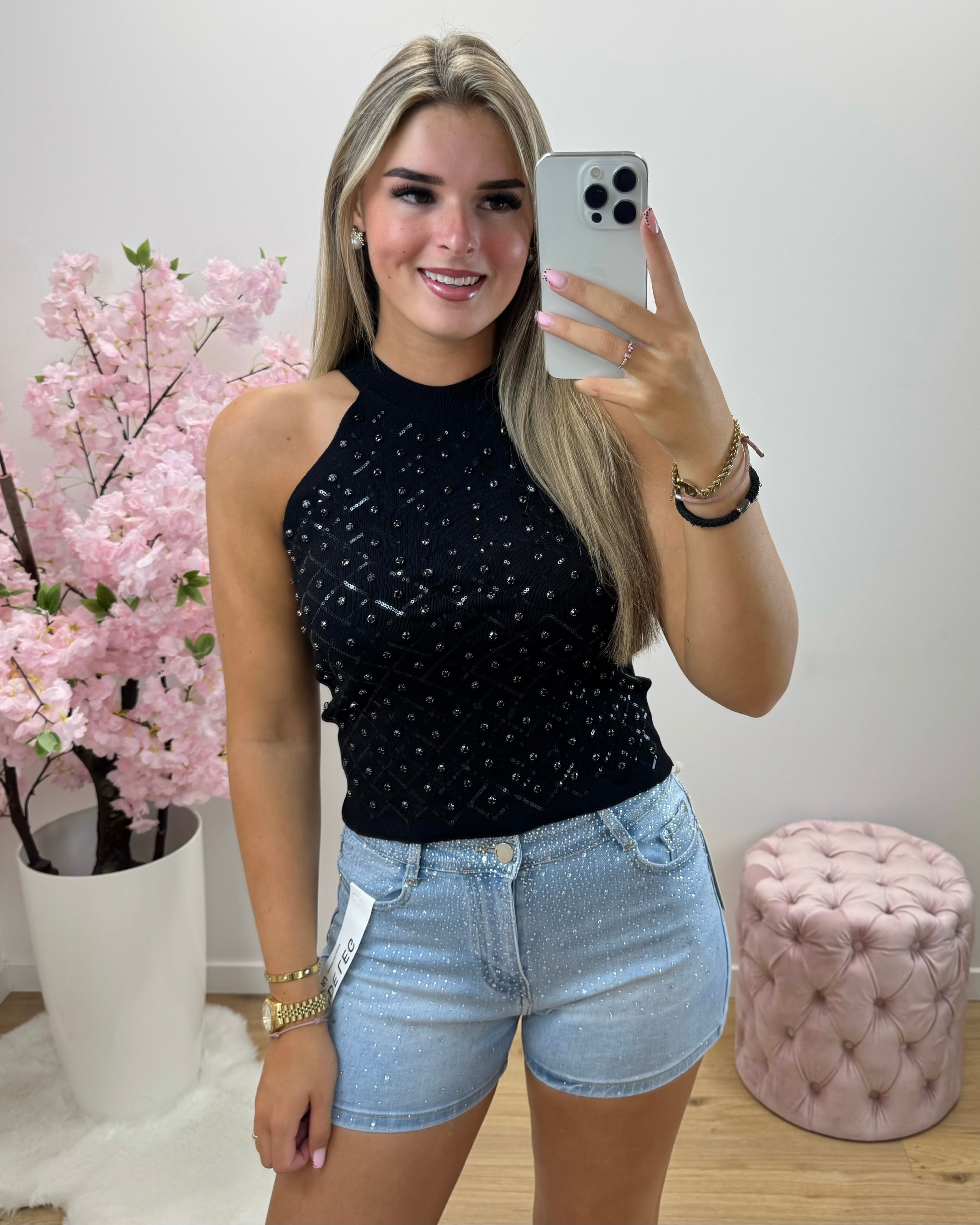 Top Dia zwart