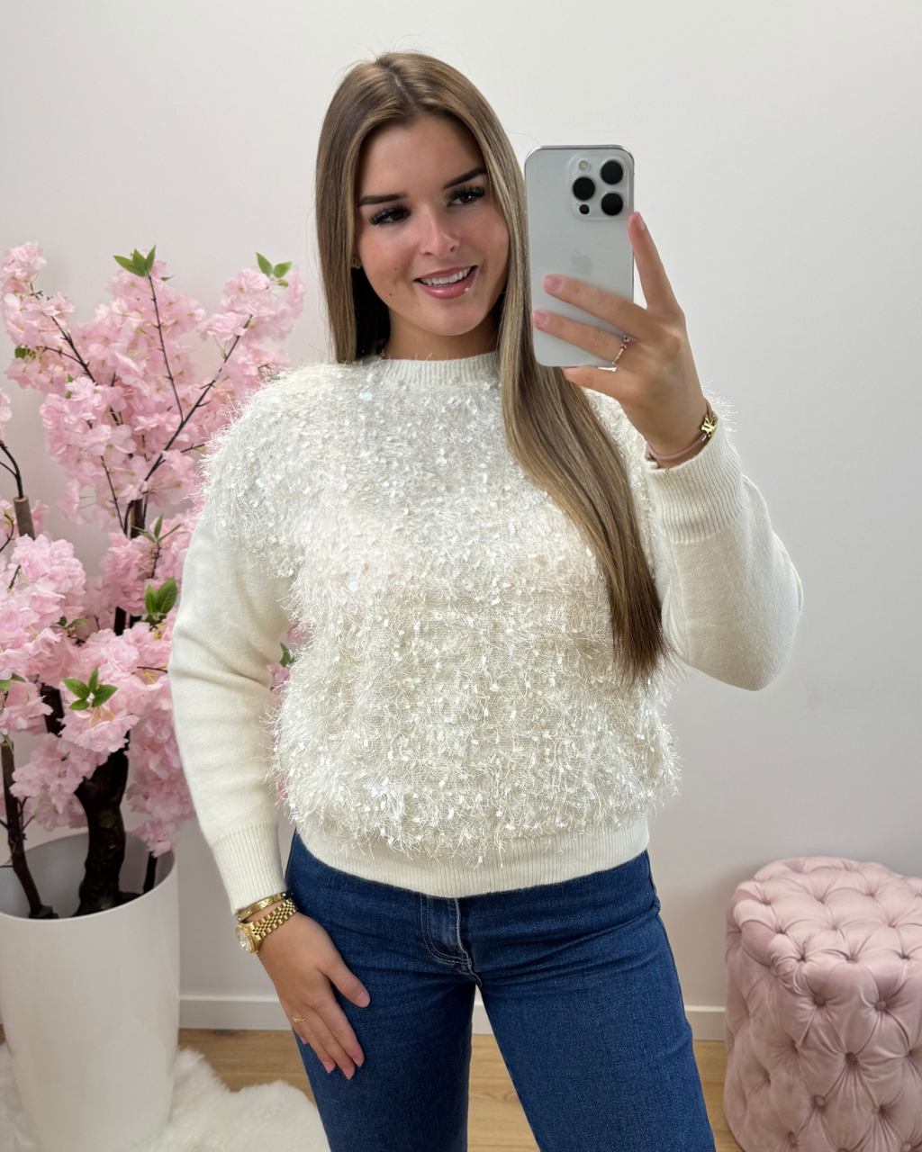 Trui Nala crème
