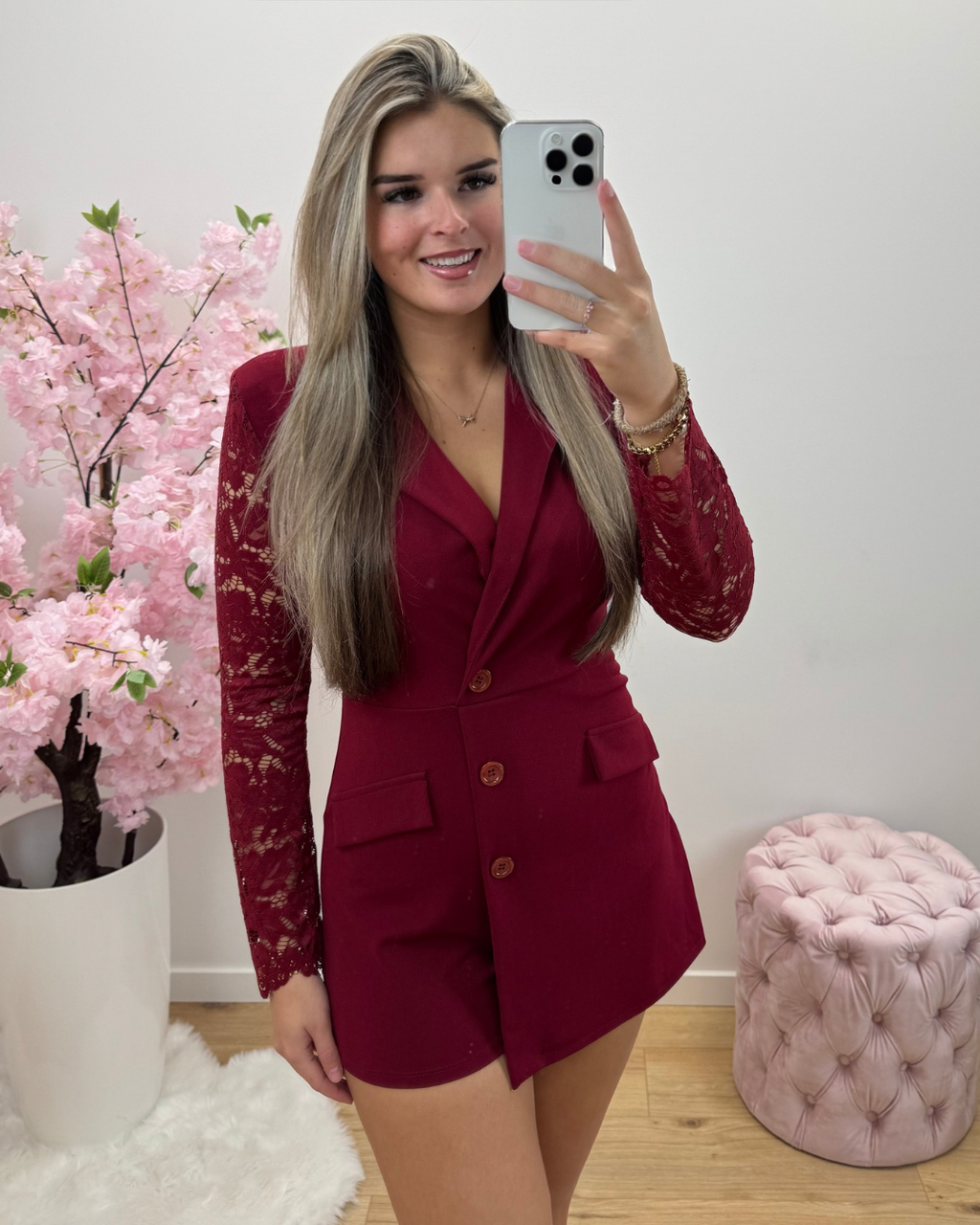 Playsuit Kelly bordeaux