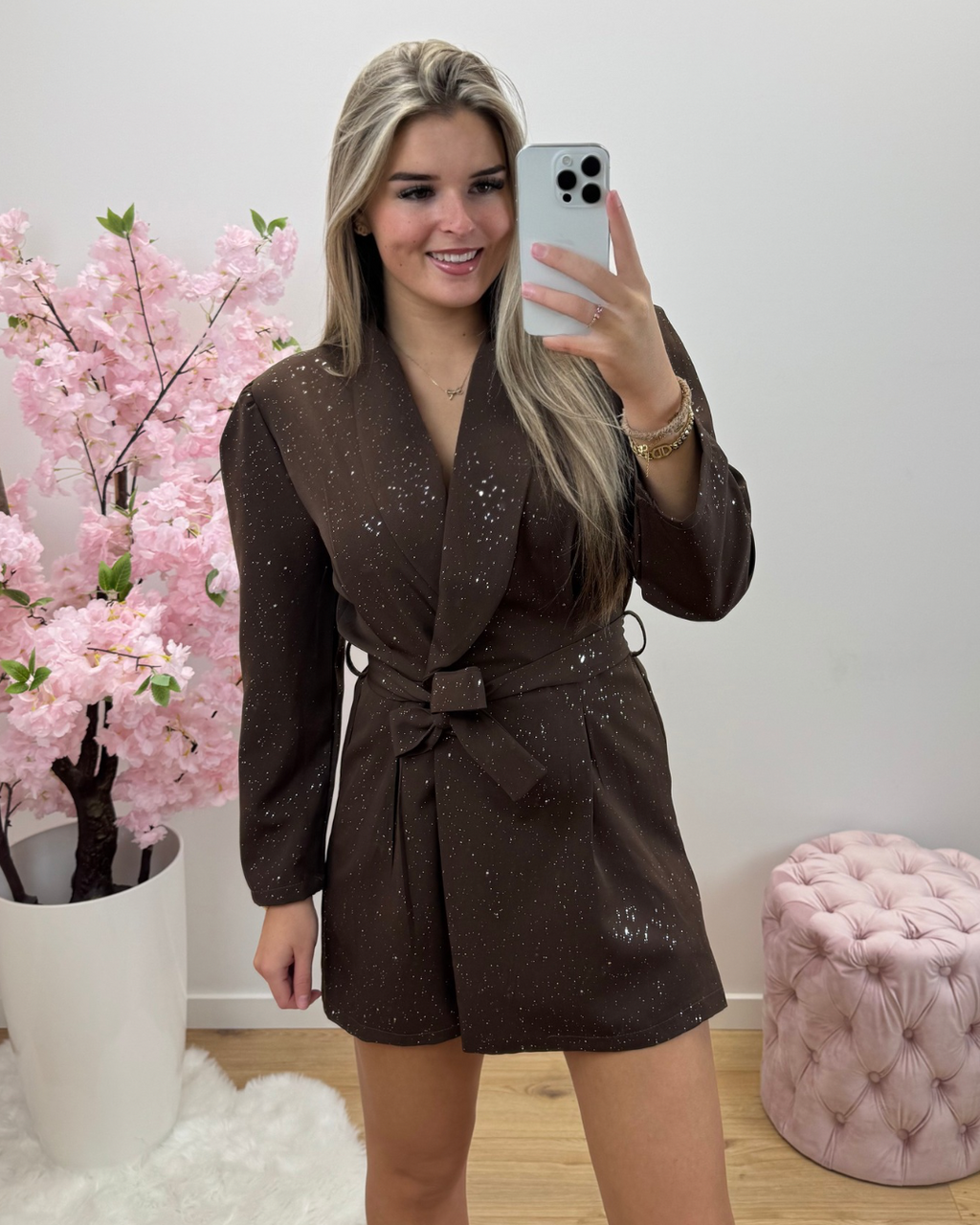 Playsuit Nora bruin