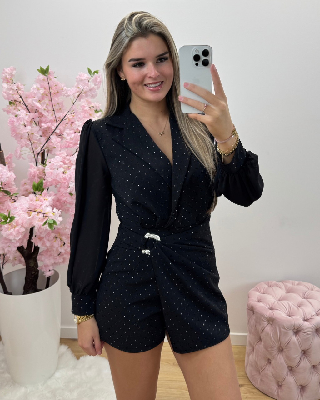 Playsuit Shirley zwart