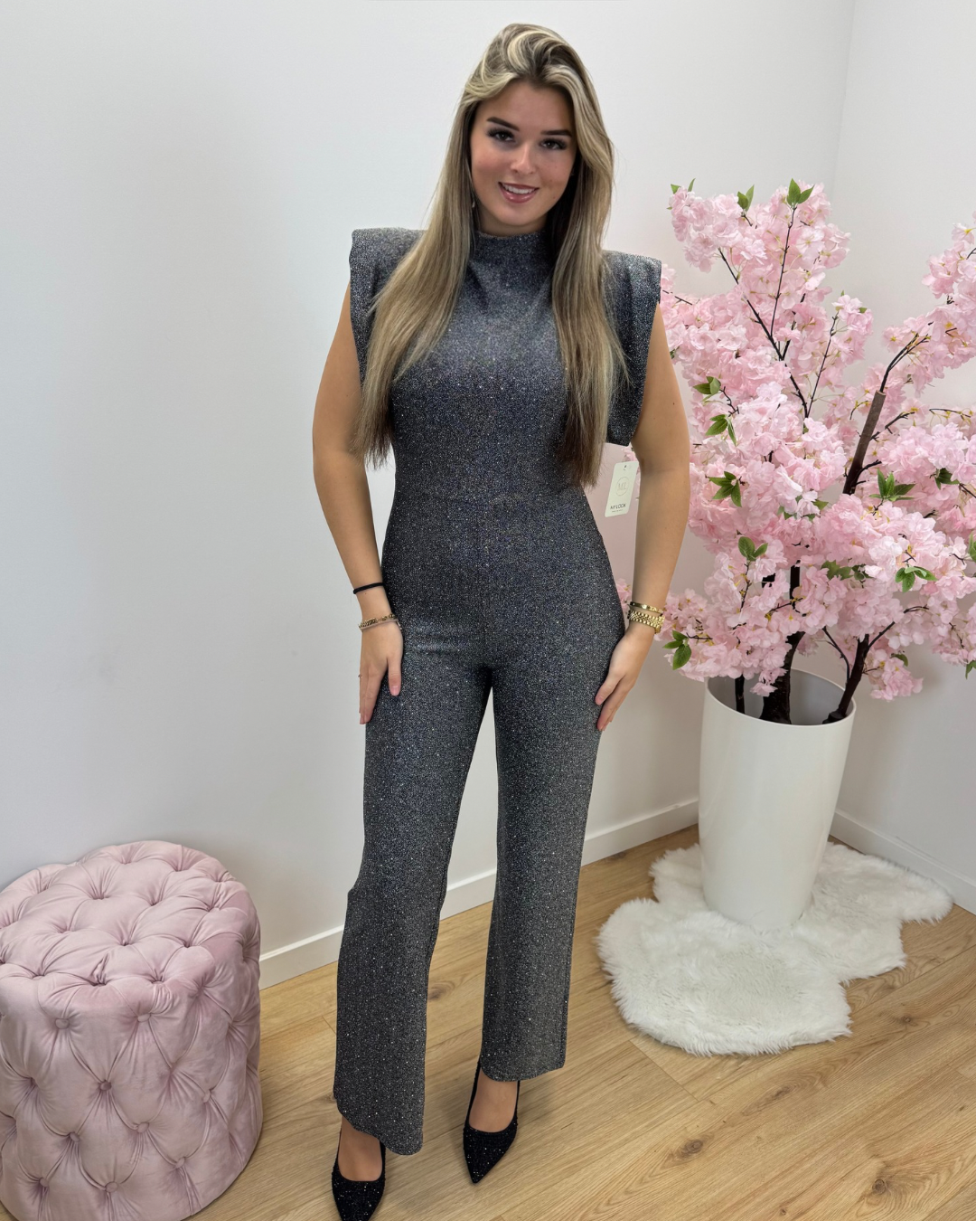 Jumpsuit Classy silver