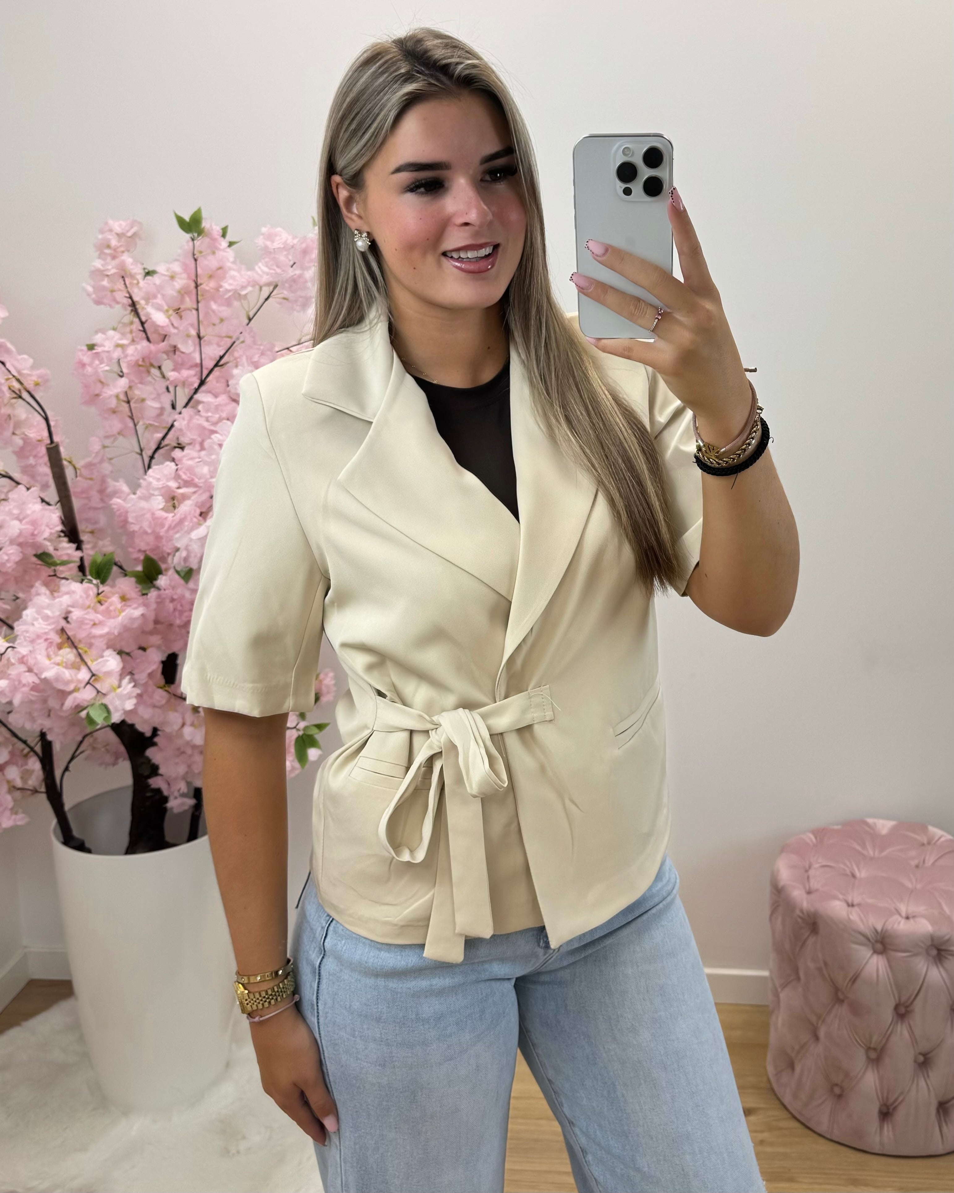 Blazer Isa beige