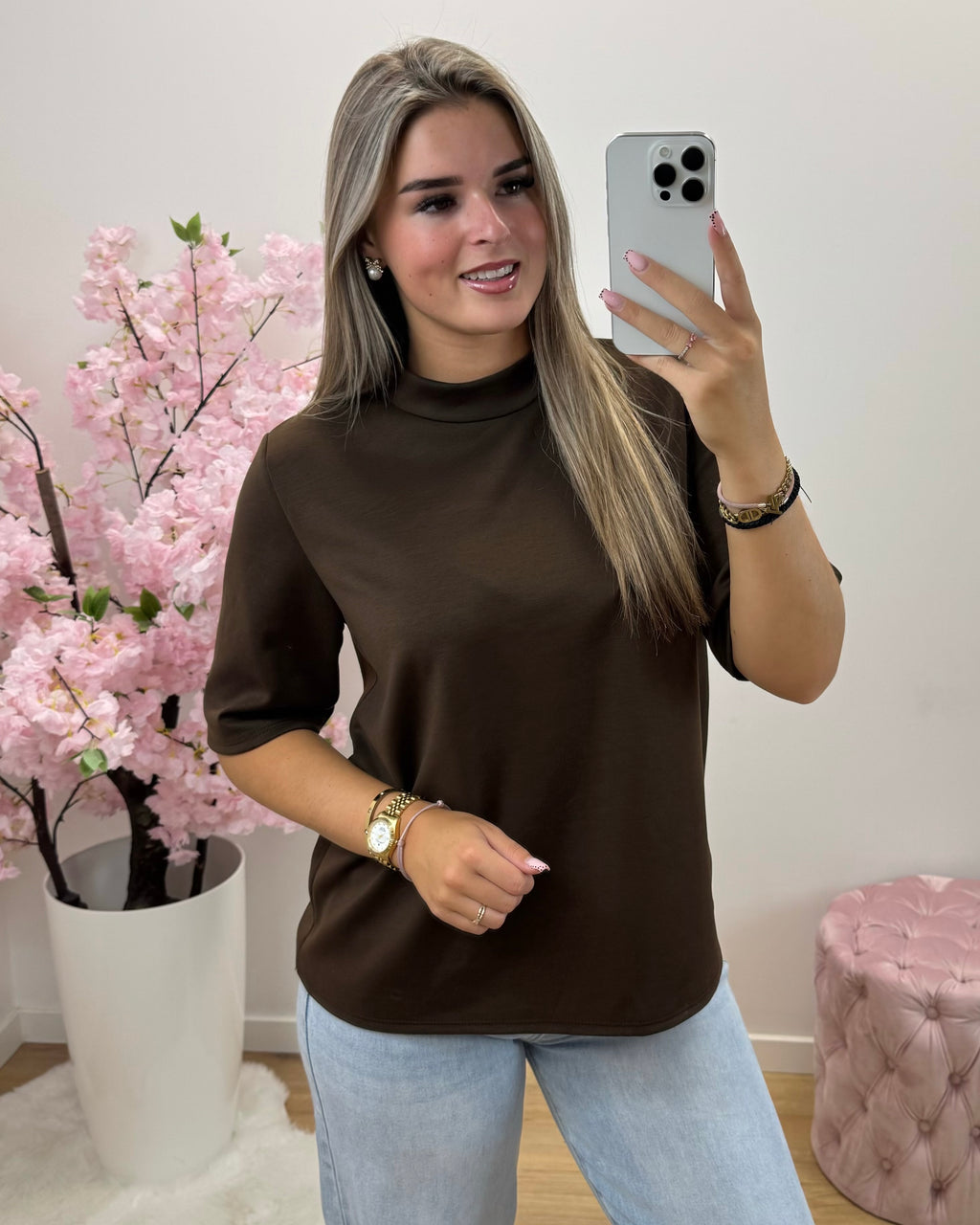 Shirt Marjan bruin