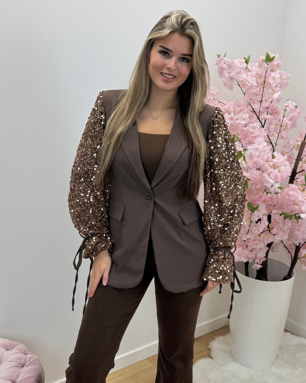Blazer Party bruin