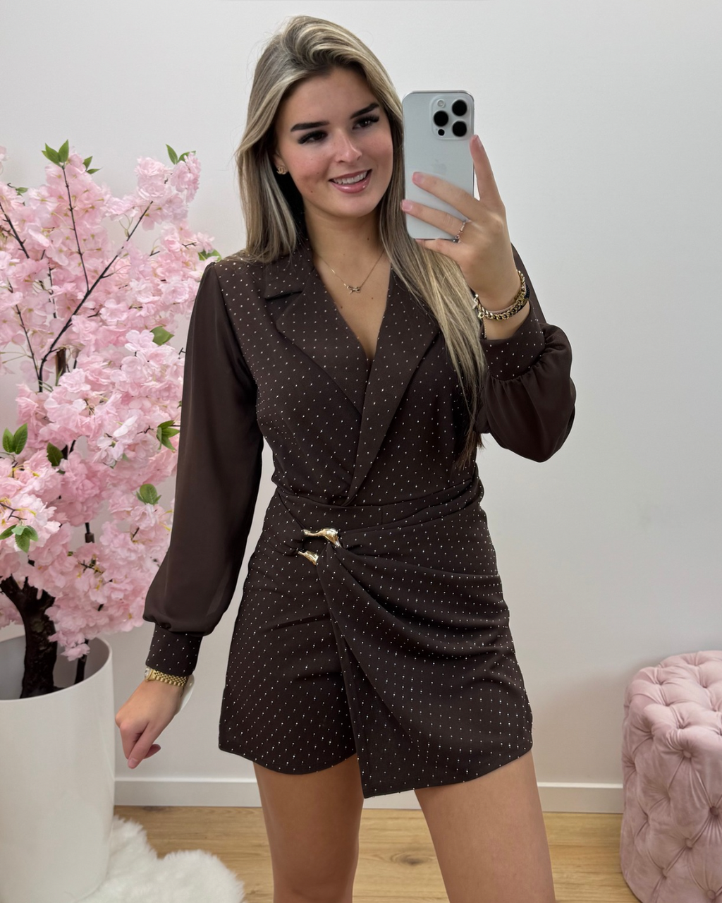 Playsuit Lesley bruin