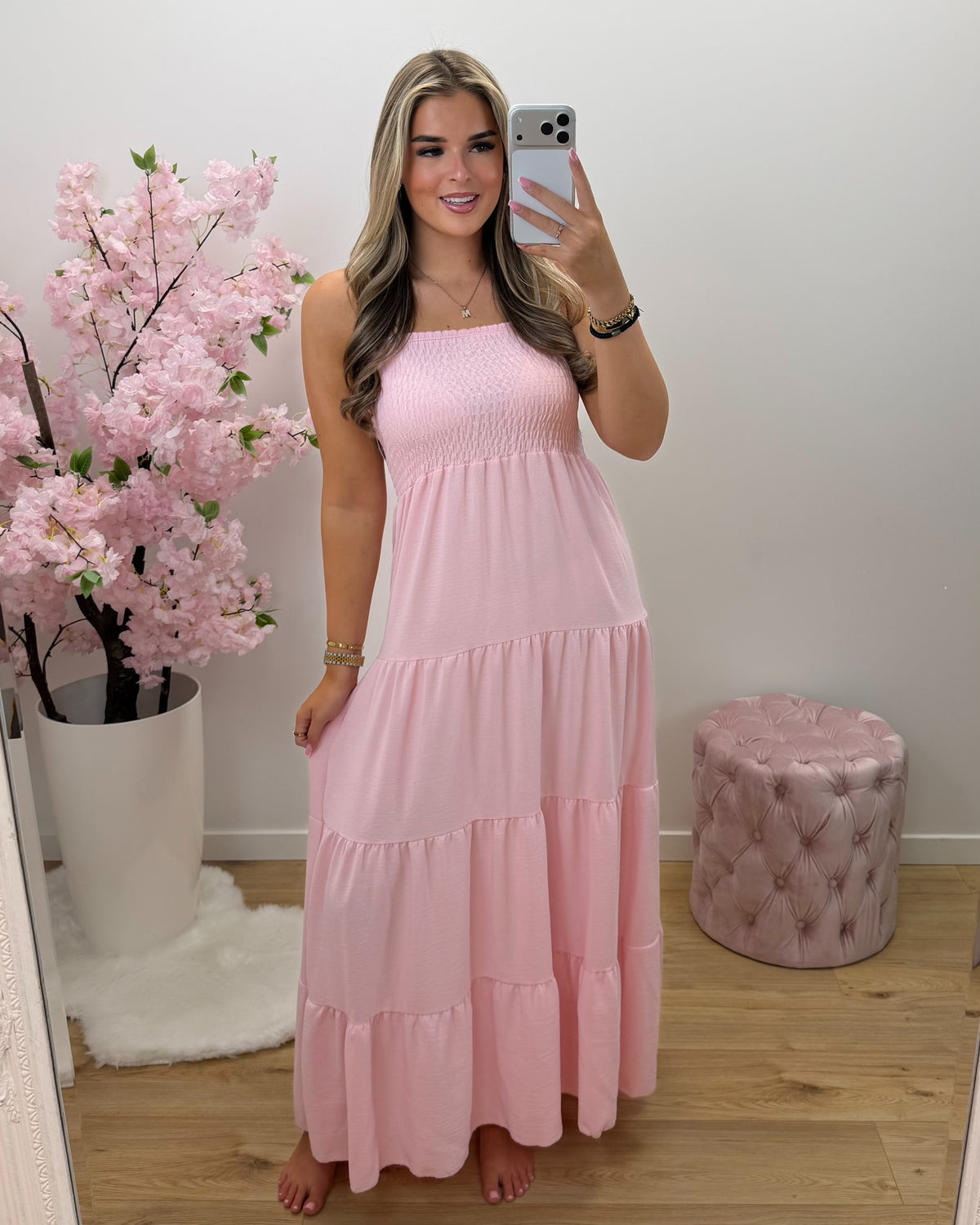Jurk Ella roze