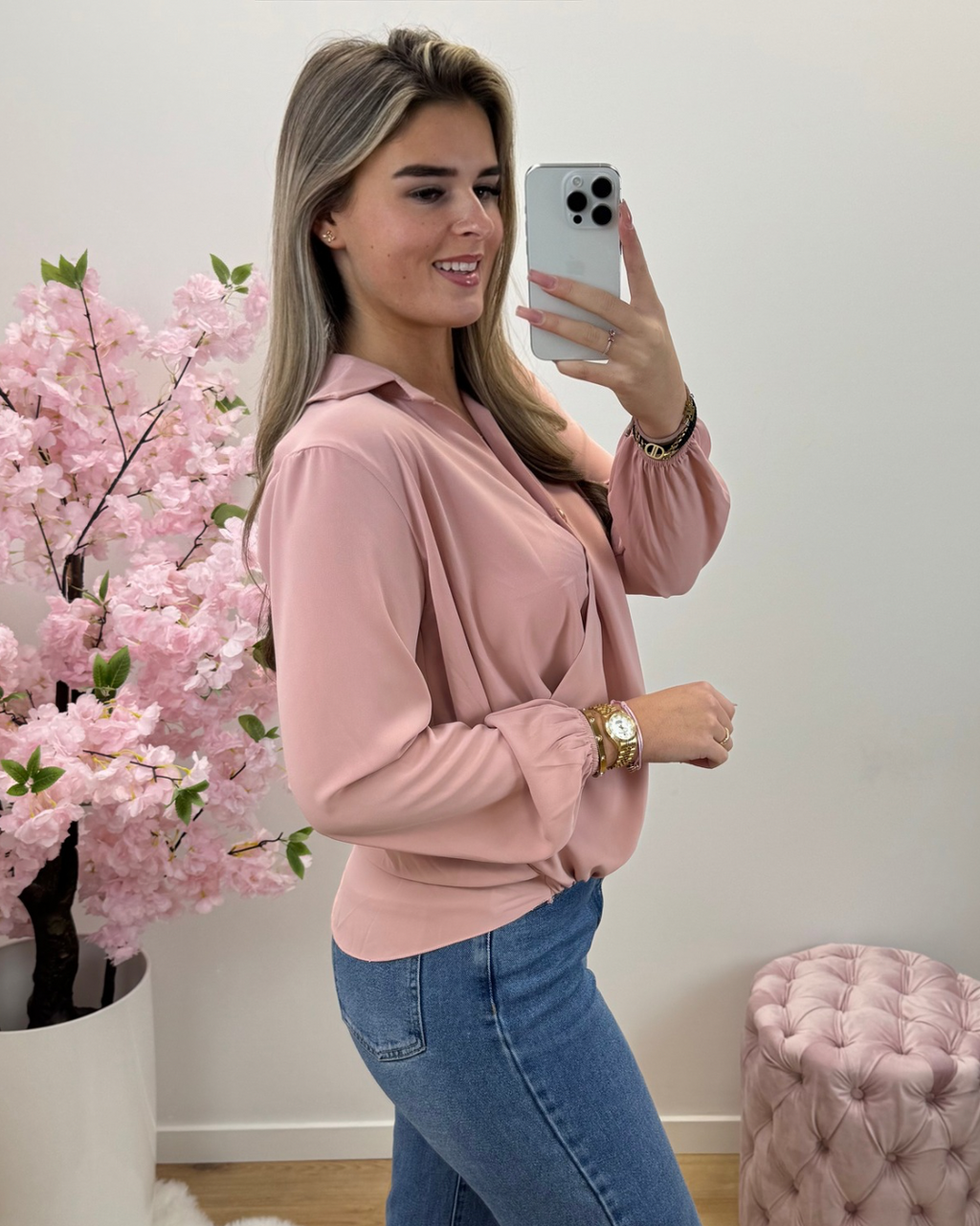 Blouse Clair roze