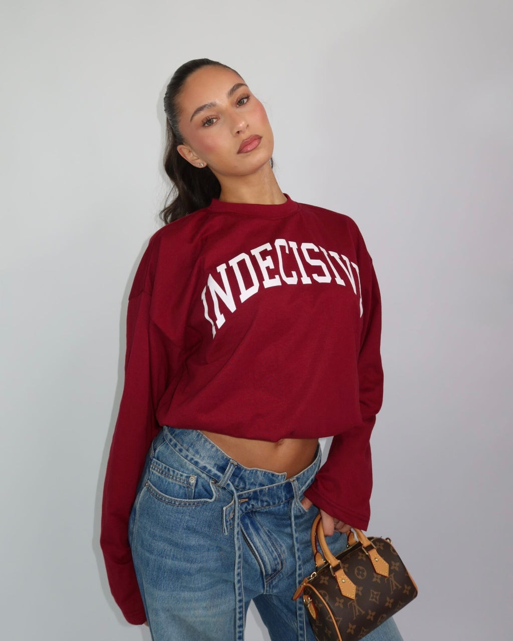 Priority longsleeve bordeaux