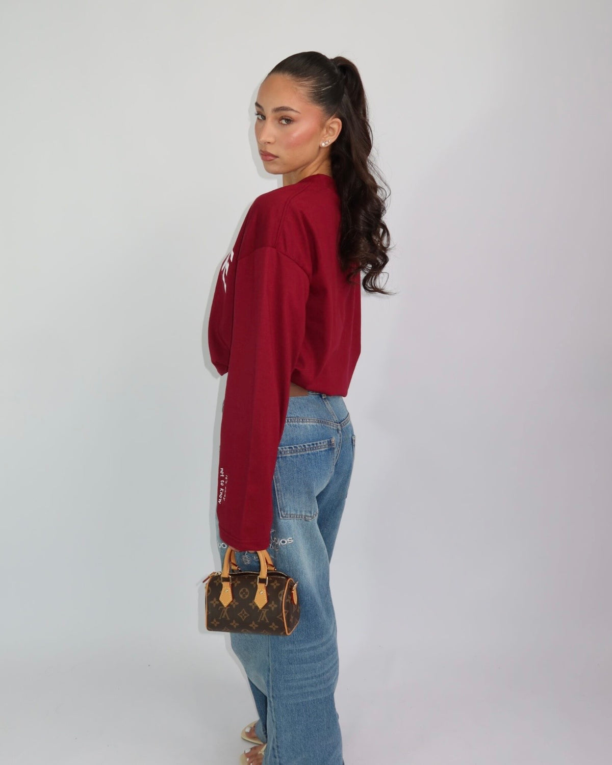 Priority longsleeve bordeaux