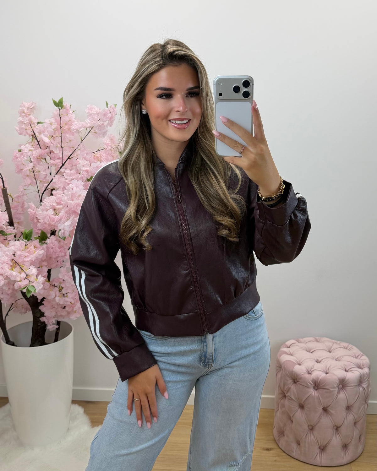 Jas Lena bordeaux