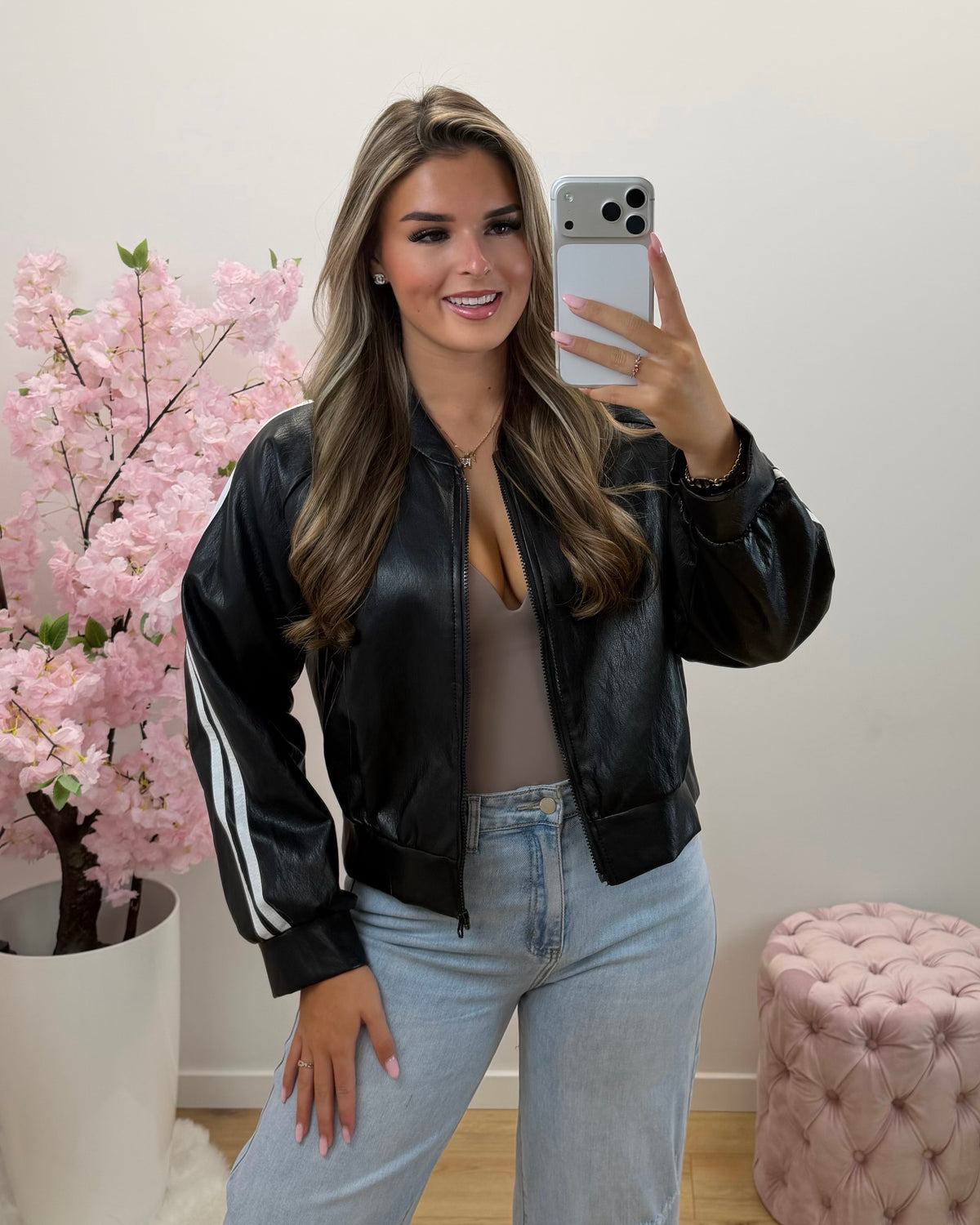 Jas Lena zwart