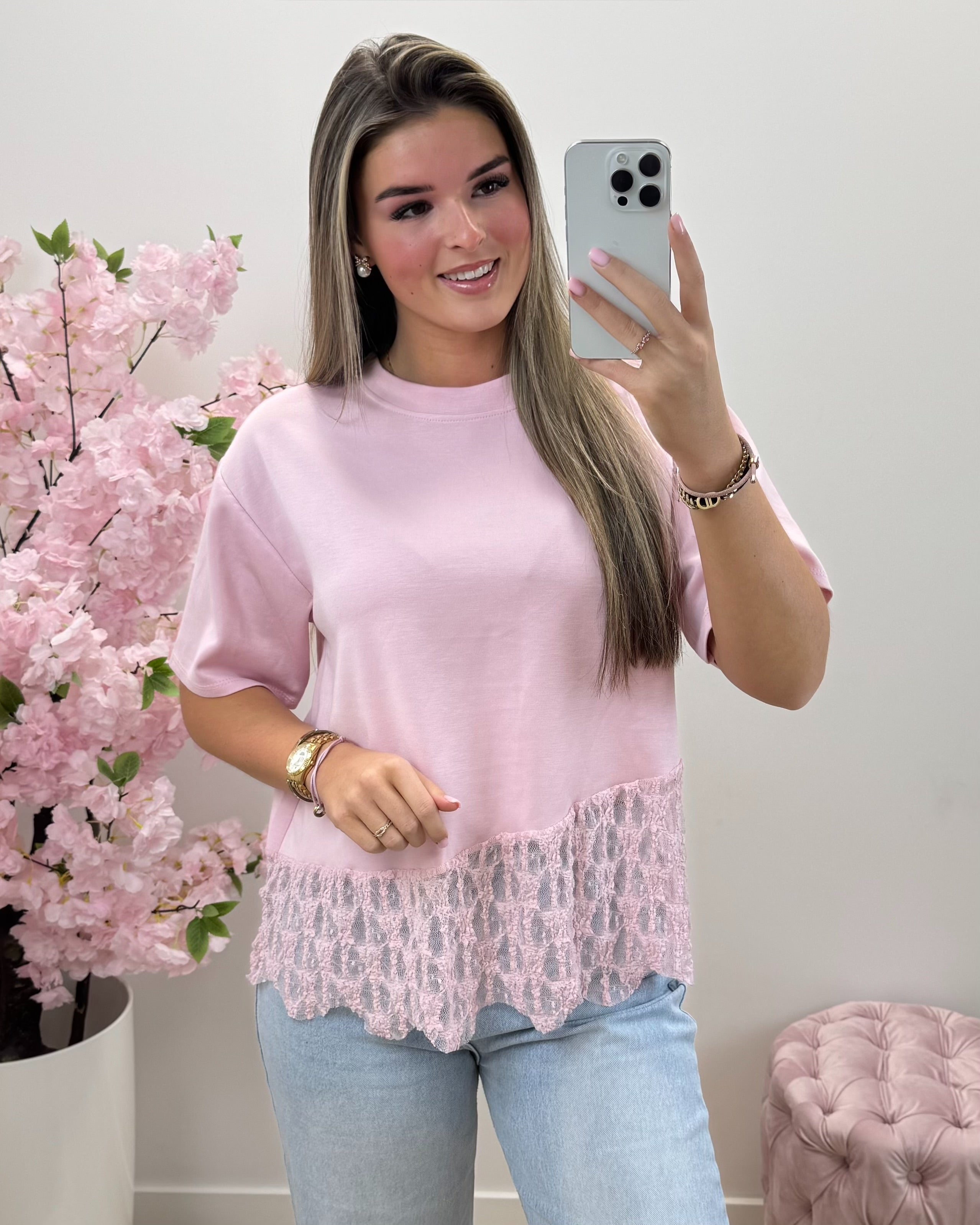 Shirt Lena roze