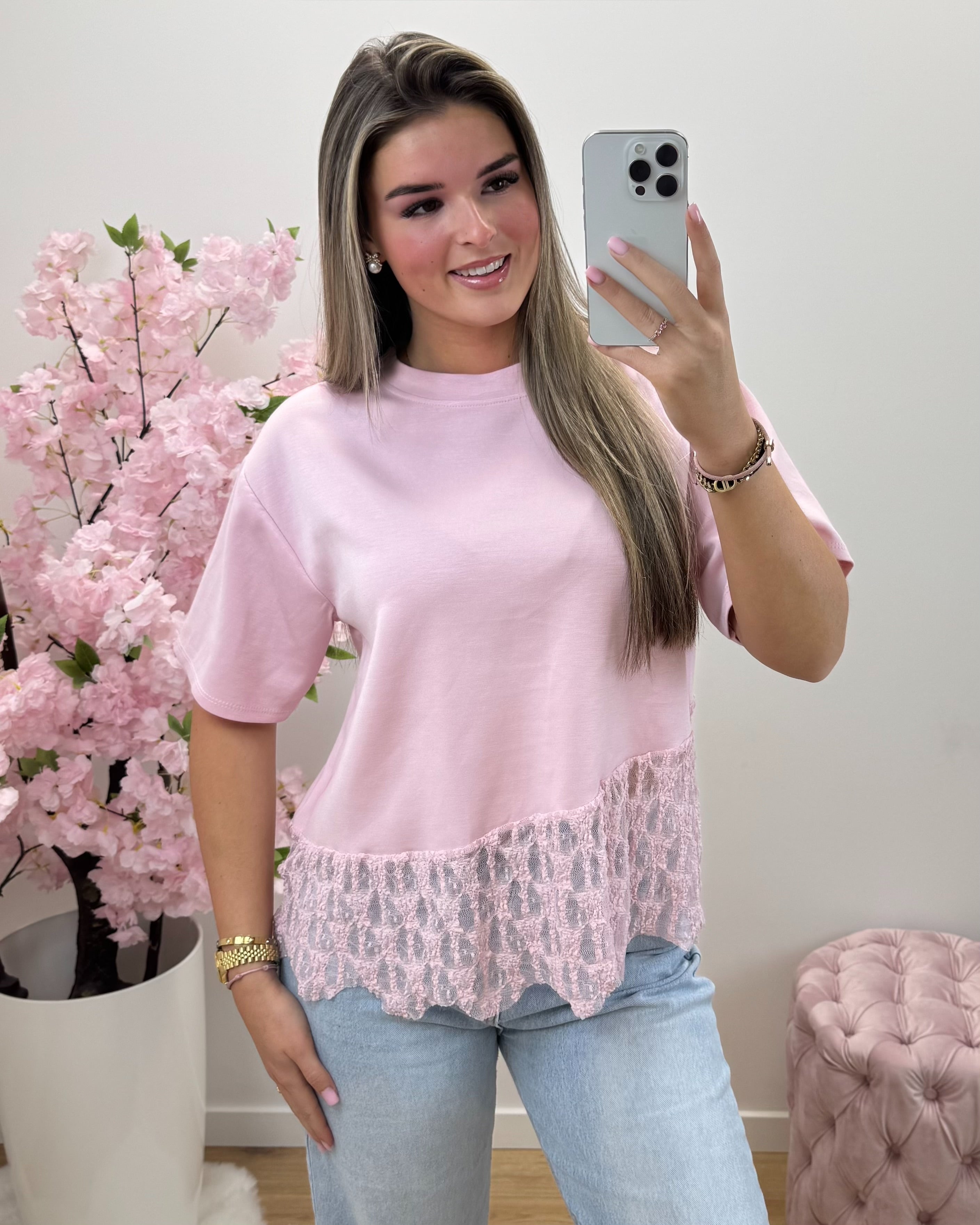 Shirt Lena roze