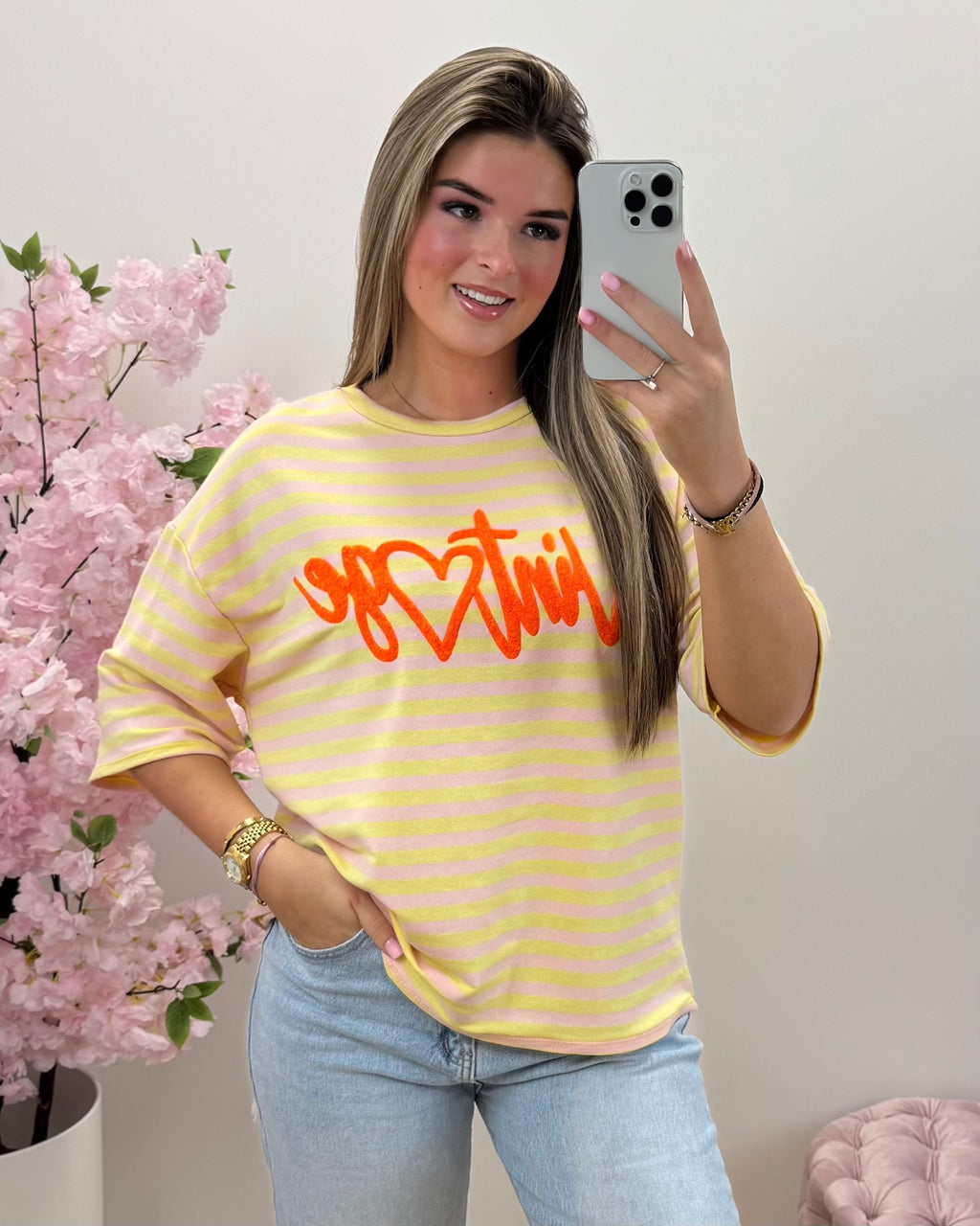 Shirt Vintage geel