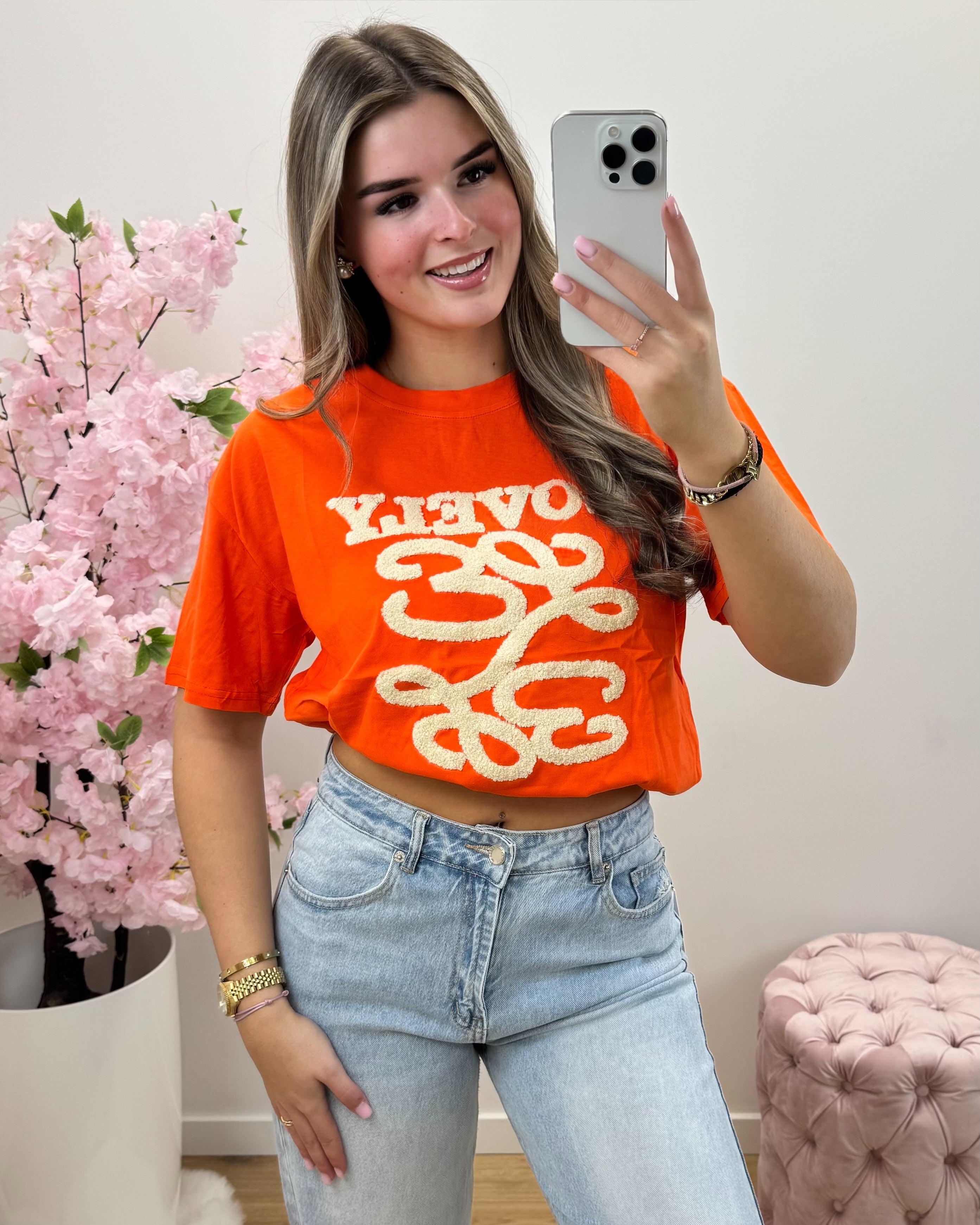 Shirt Lovely oranje