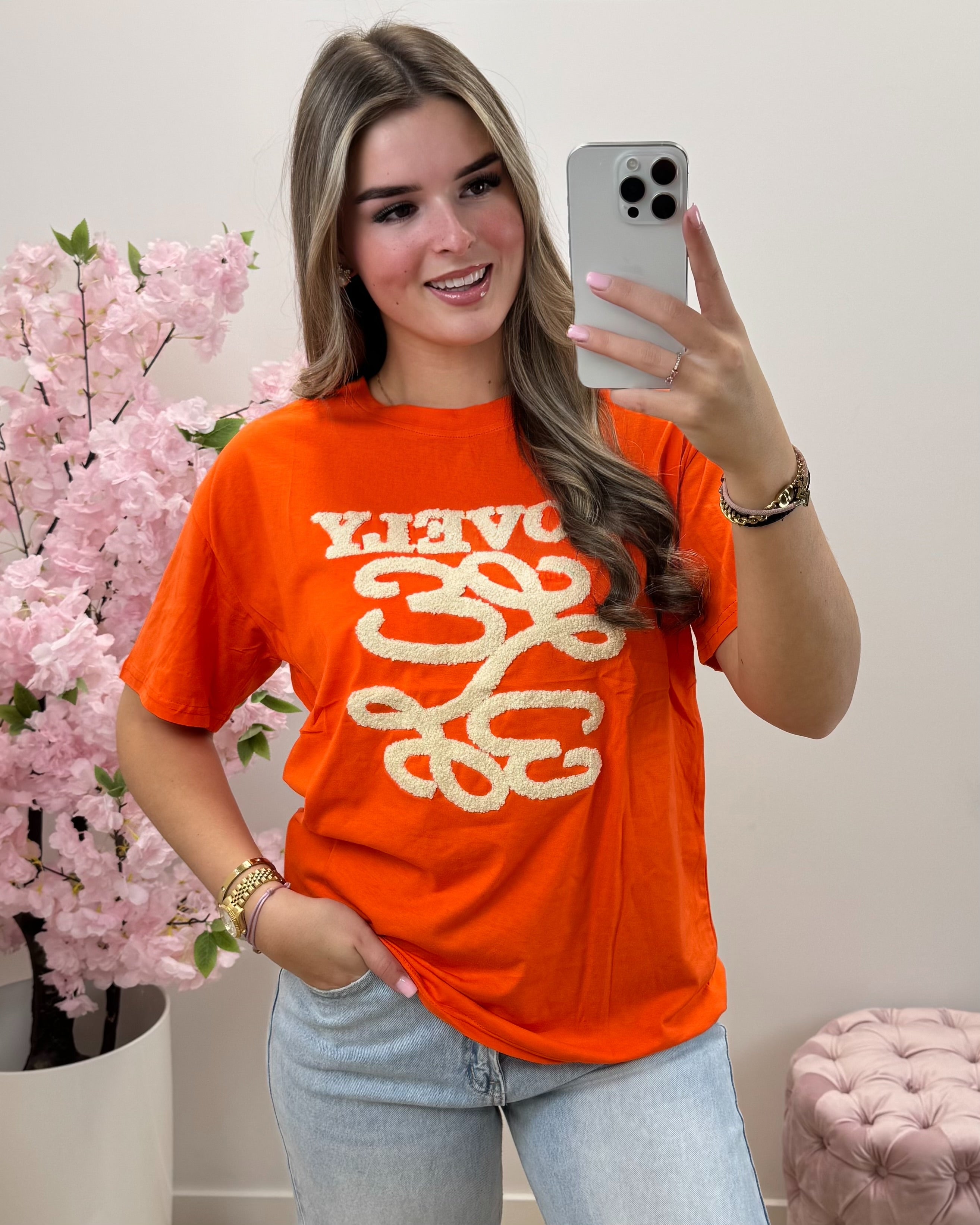Shirt Lovely oranje