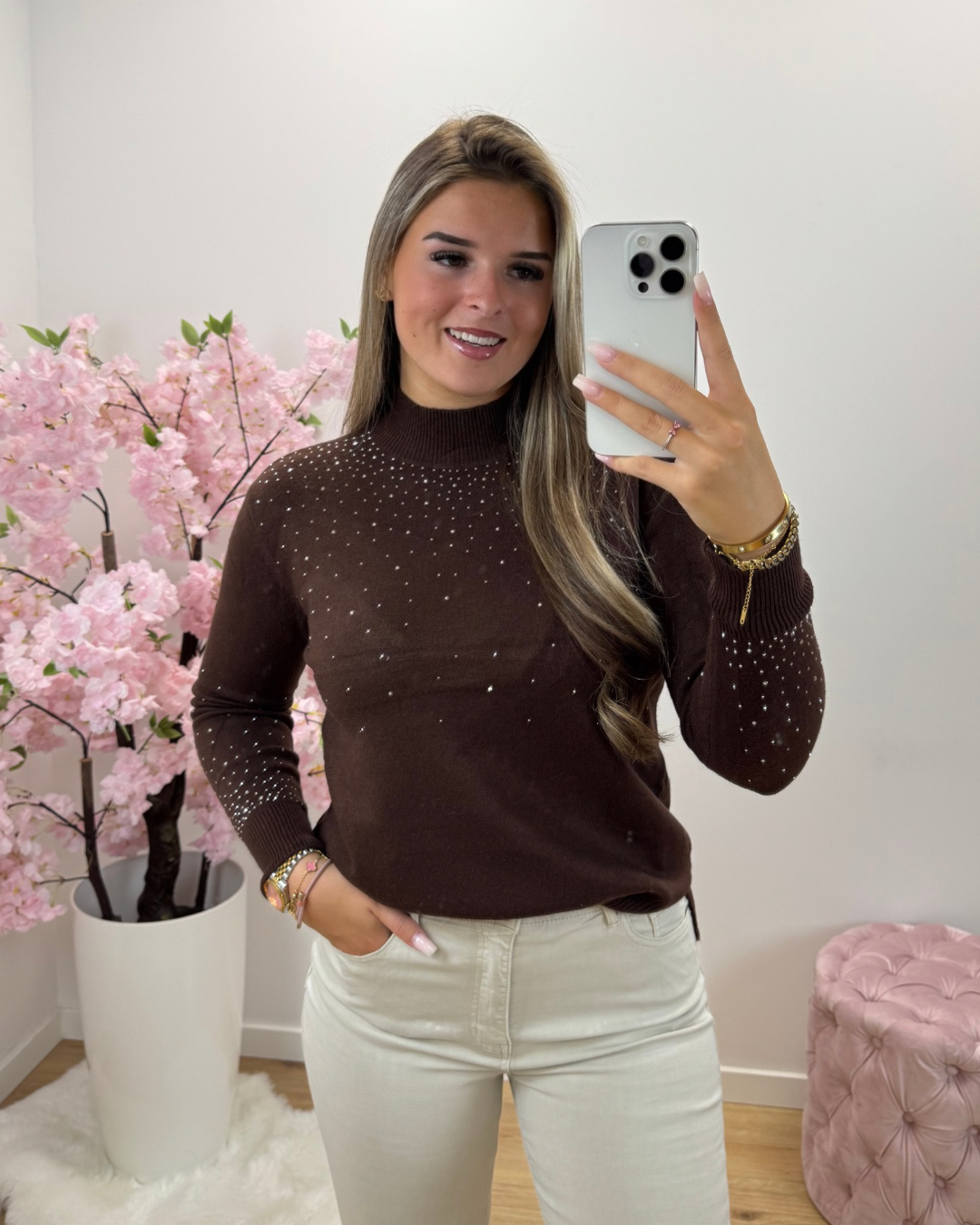 Trui Emma bruin