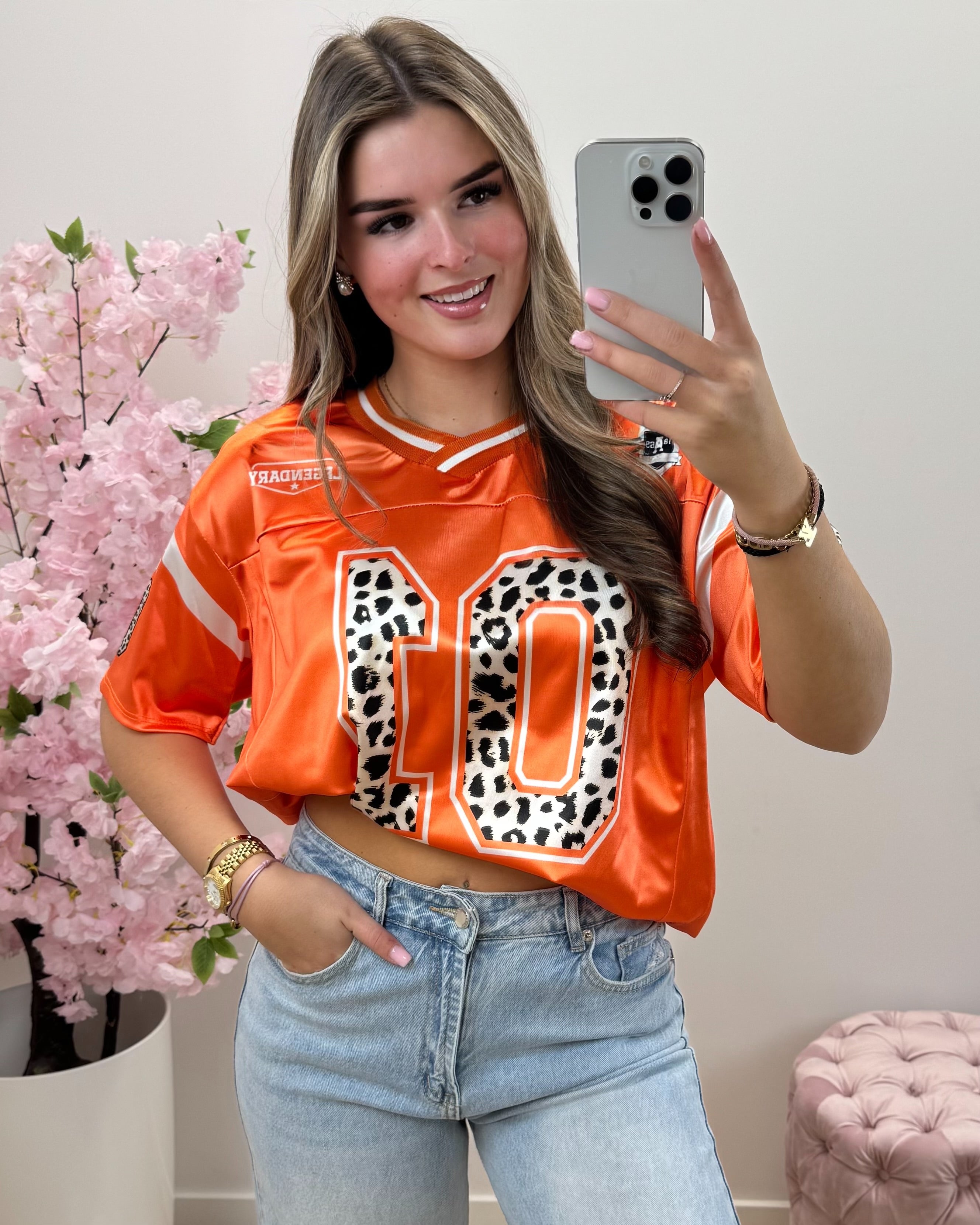 Top Tina oranje