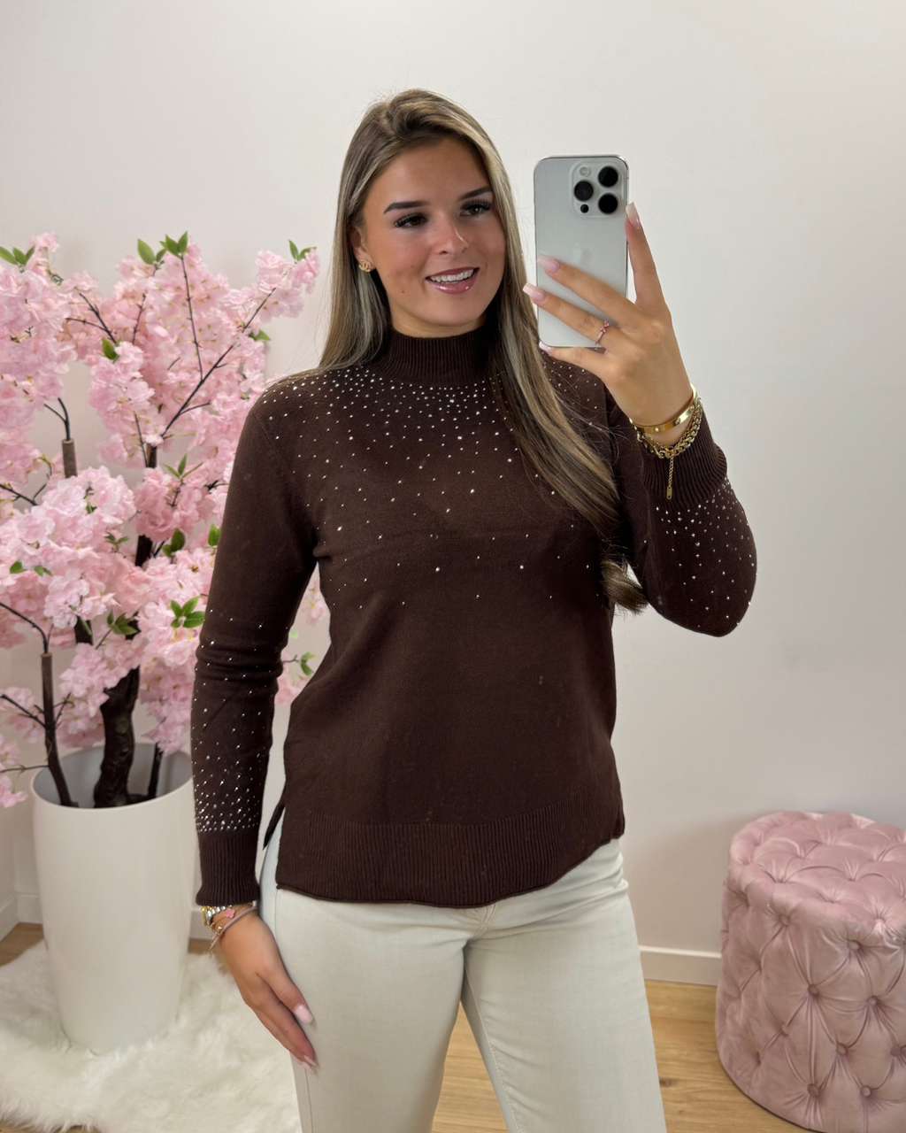 Trui Emma bruin