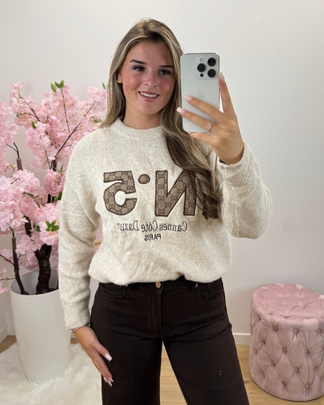 Trui Five beige