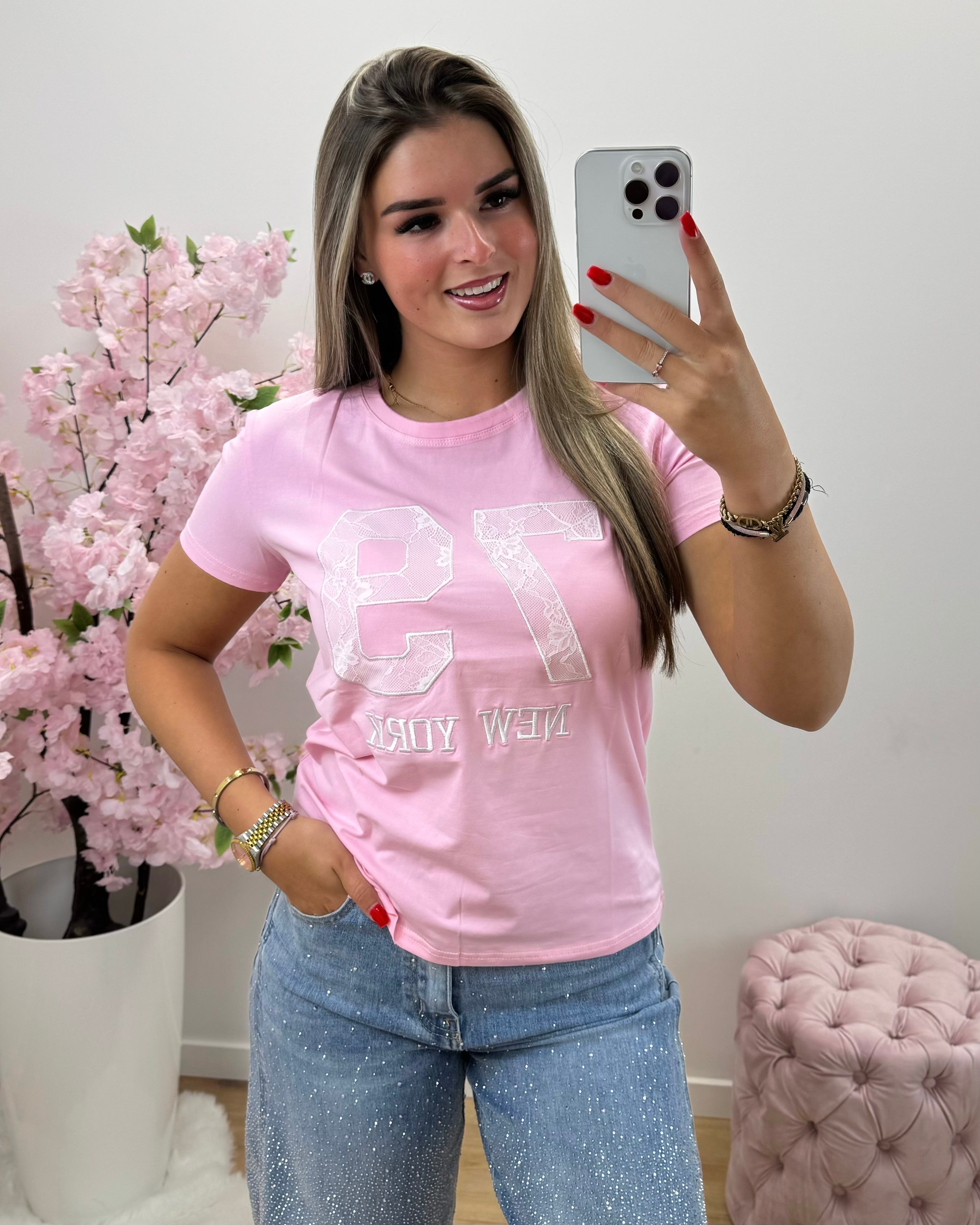 Shirt Kiara roze