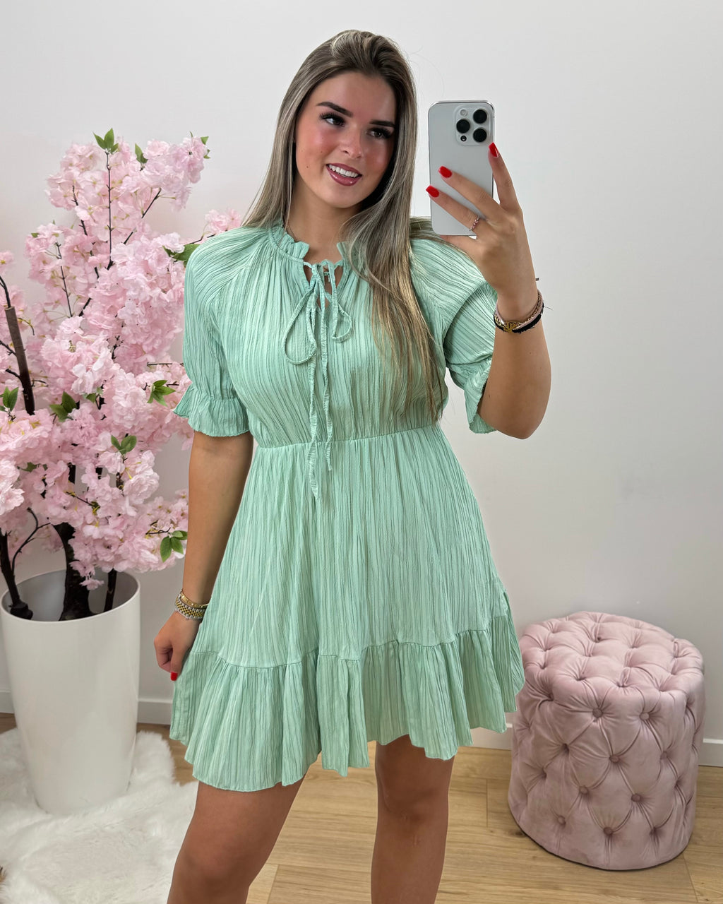 Jurk Sofia mint