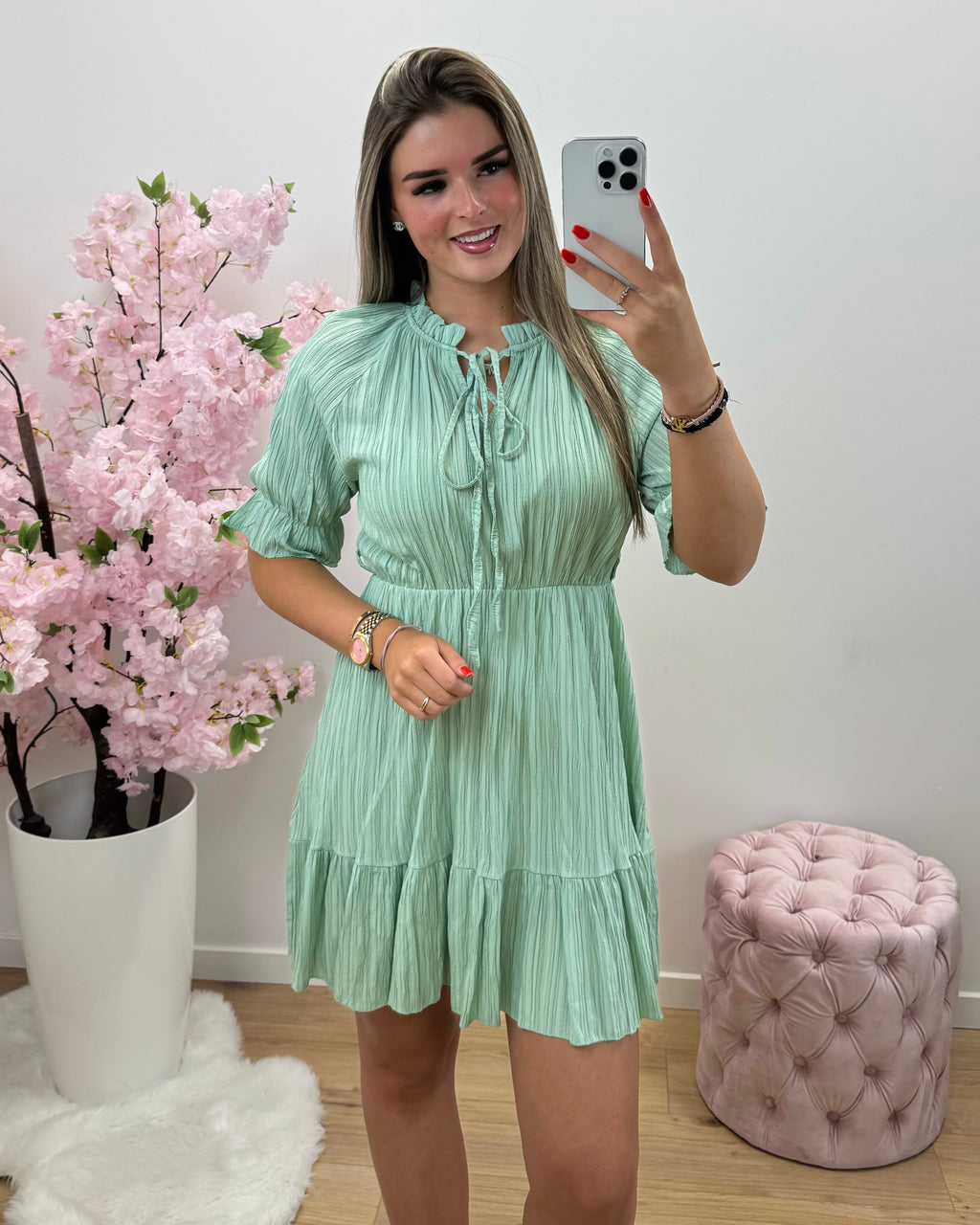 Jurk Sofia mint
