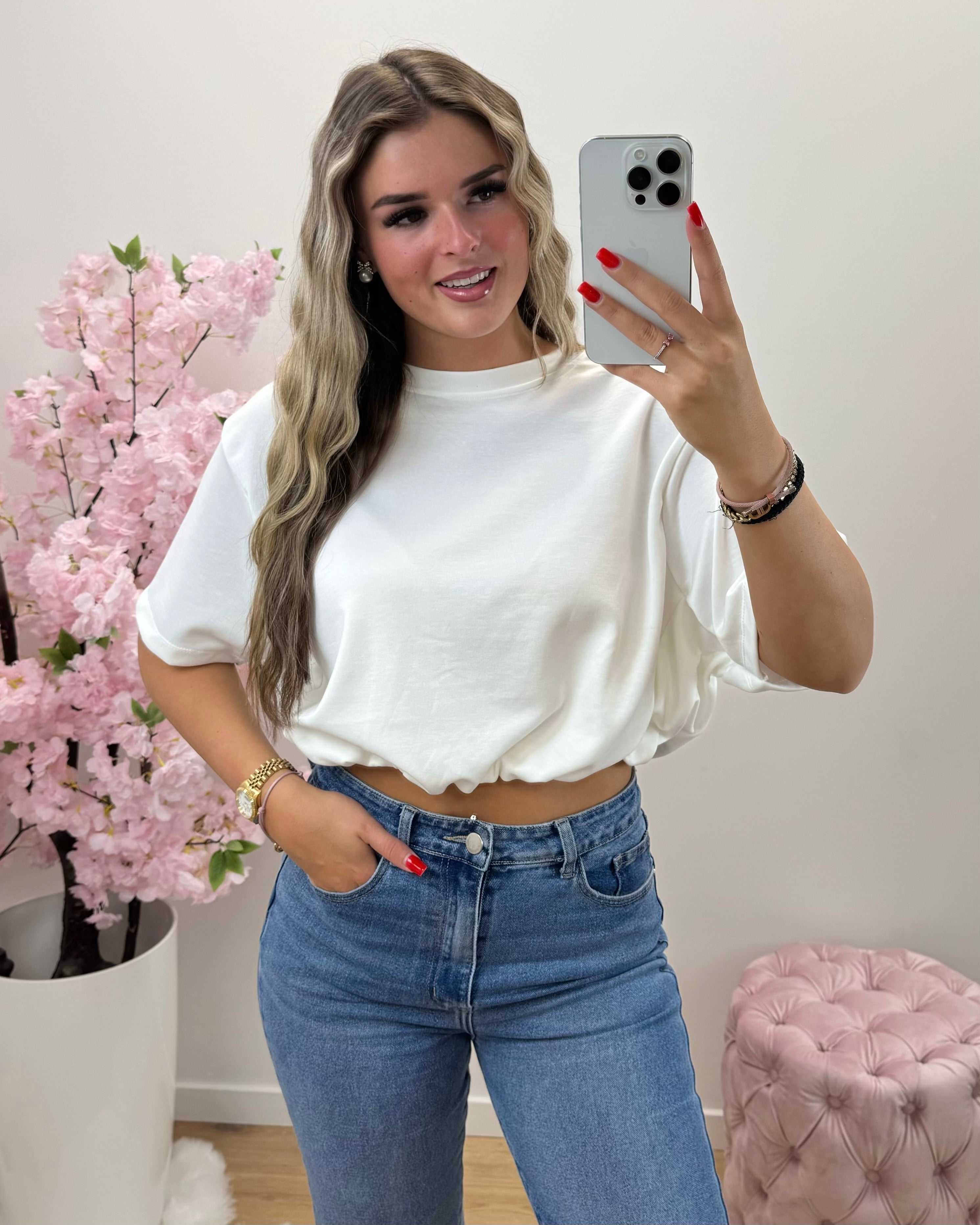 Shirt Elena wit