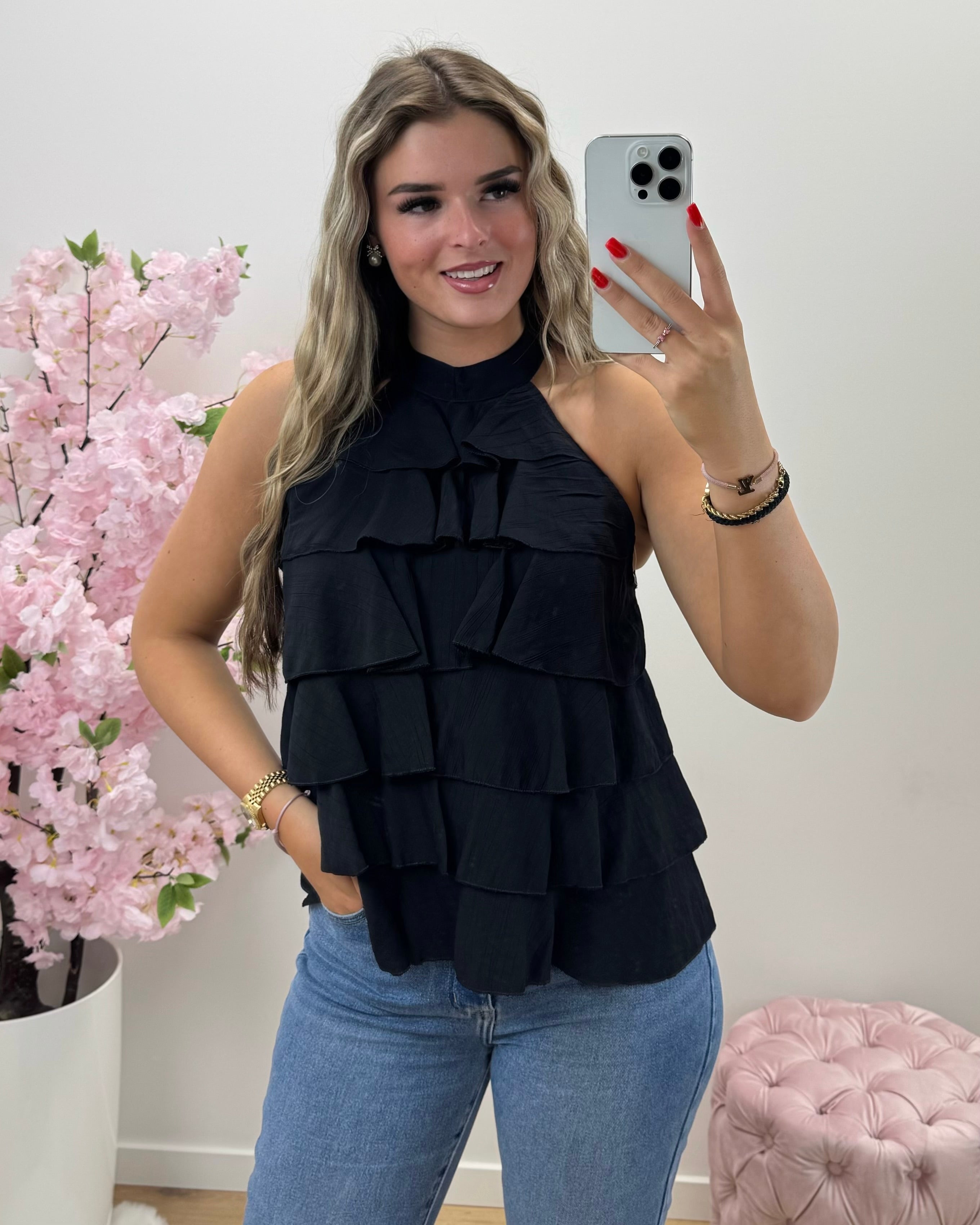 Top Lily zwart