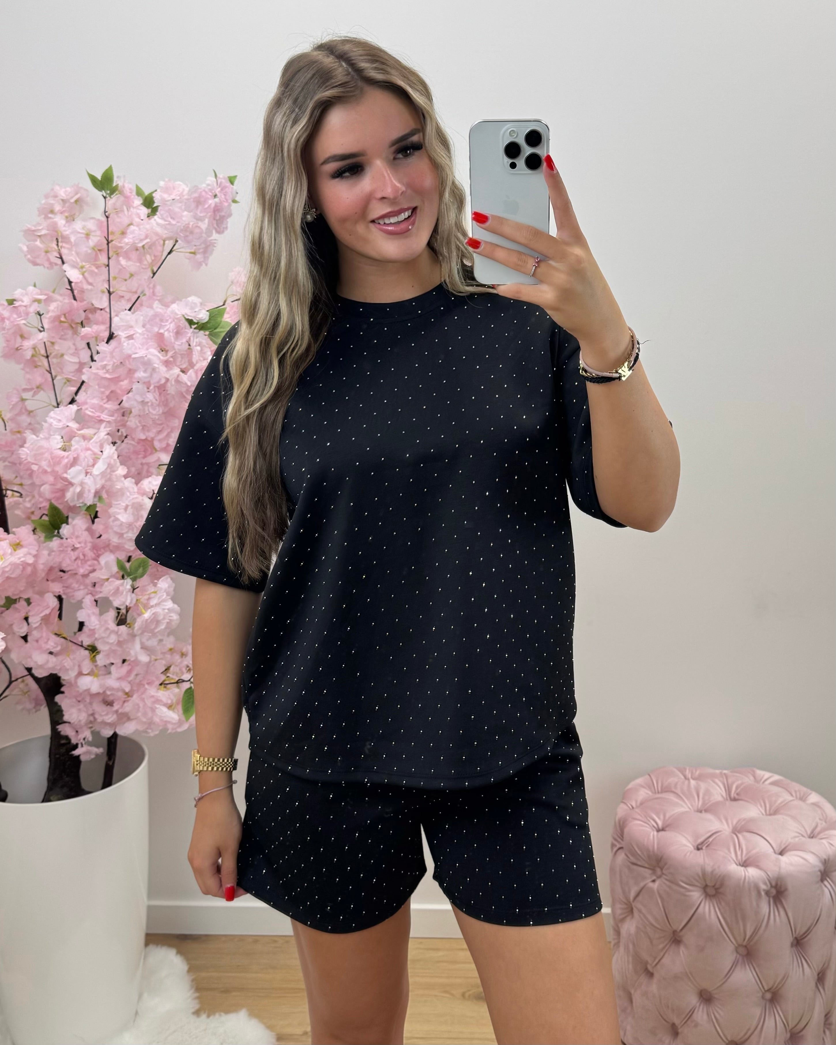Set Glitter zwart