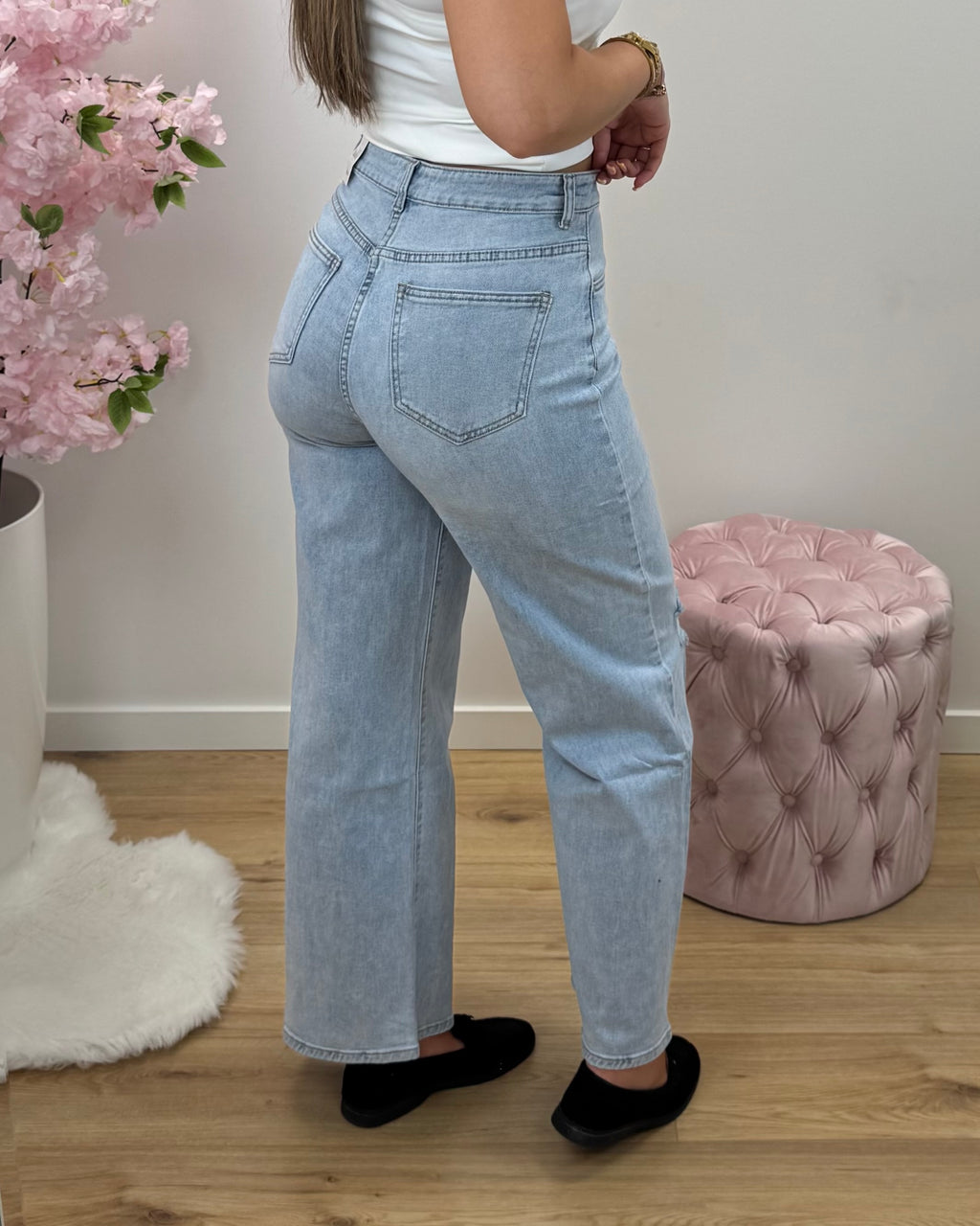 Broek Vivia lichtblauw
